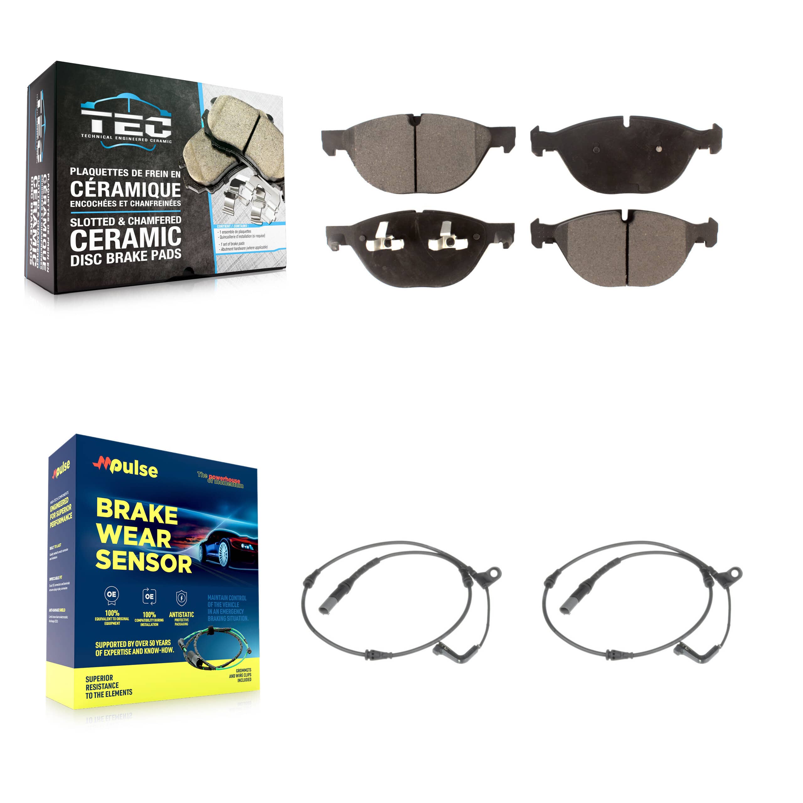 TEC - KTW-100934 - Front Disc Brake Pad Kits