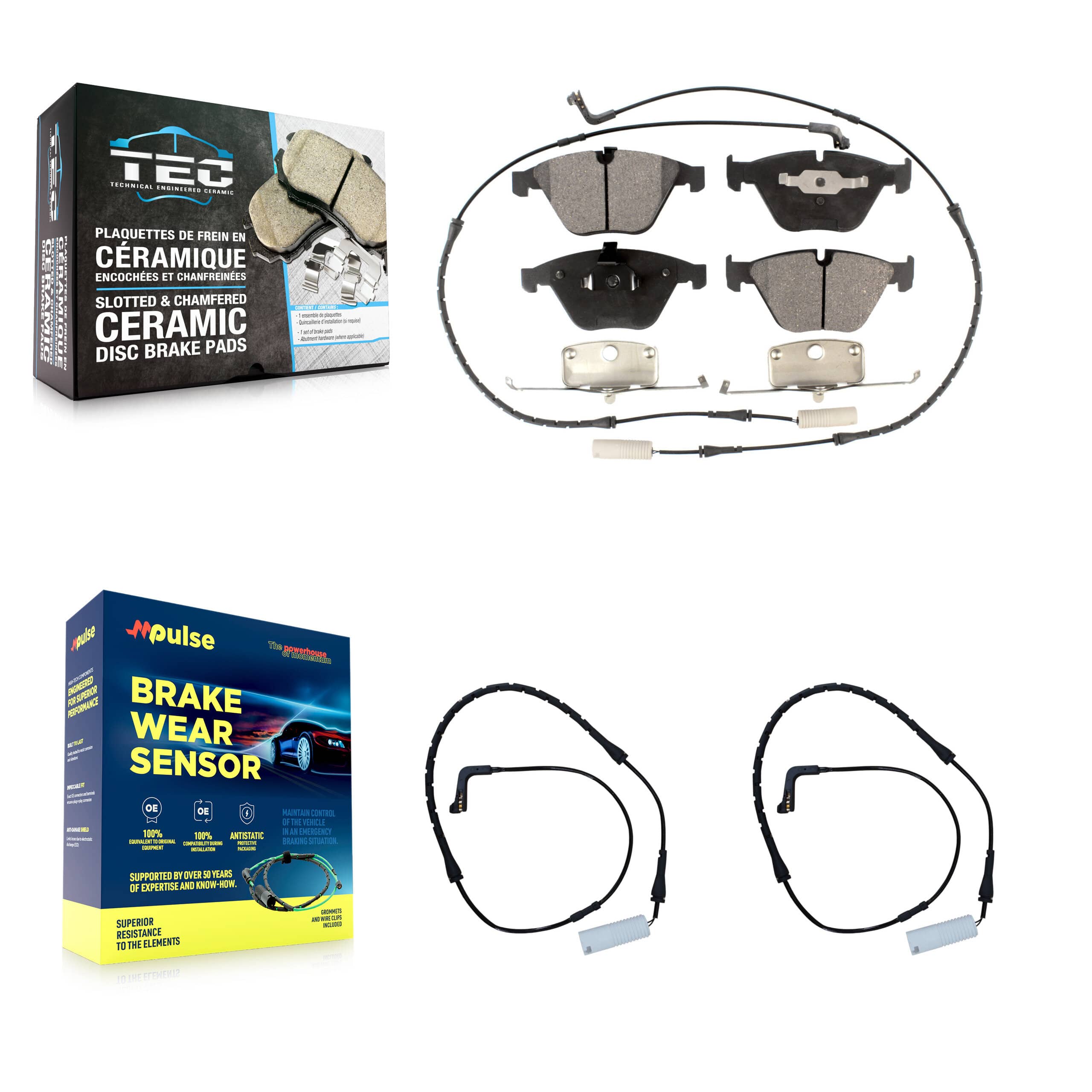 TEC - KTW-100973 - Front Disc Brake Pad Kits