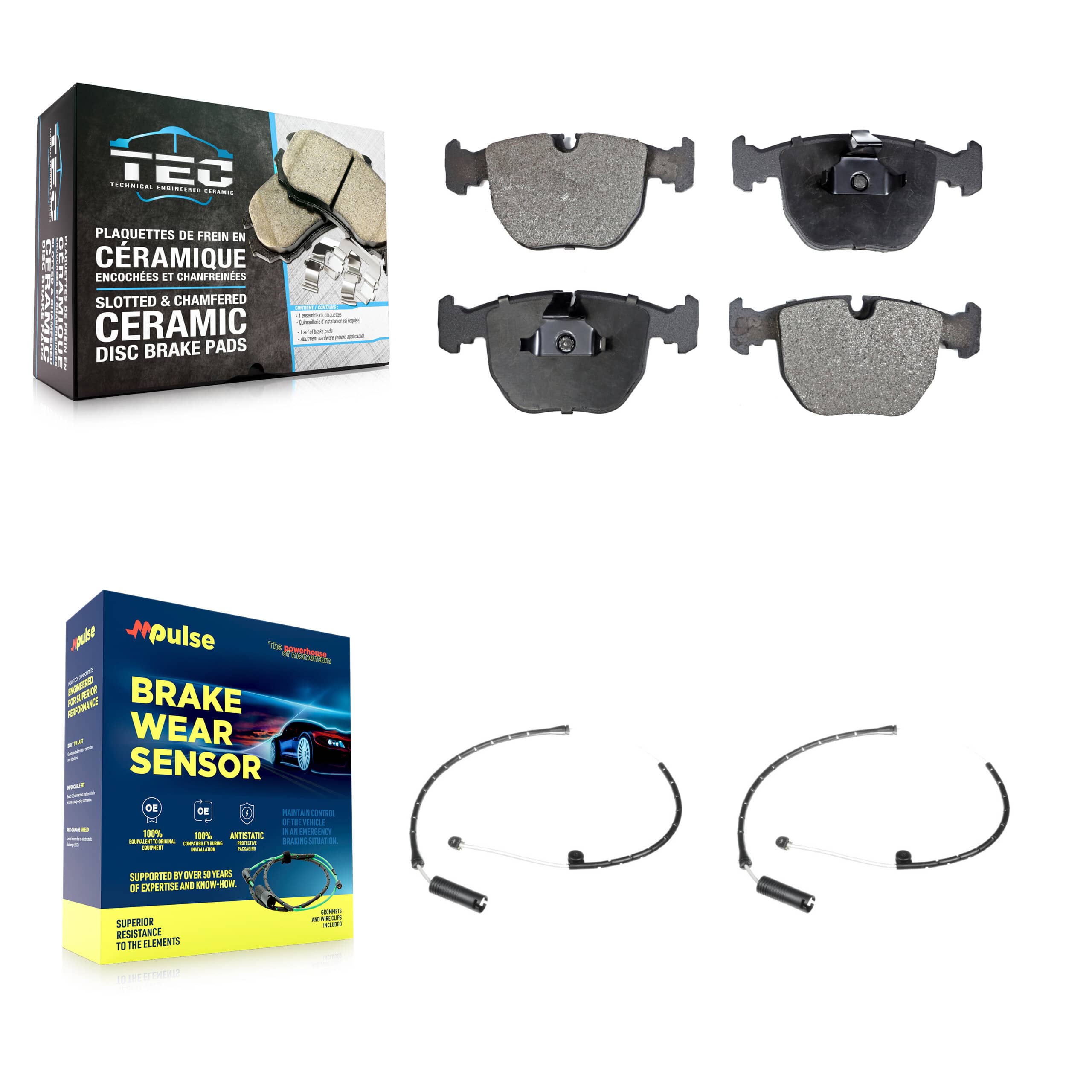 TEC - KTW-100974 - Front Disc Brake Pad Kits