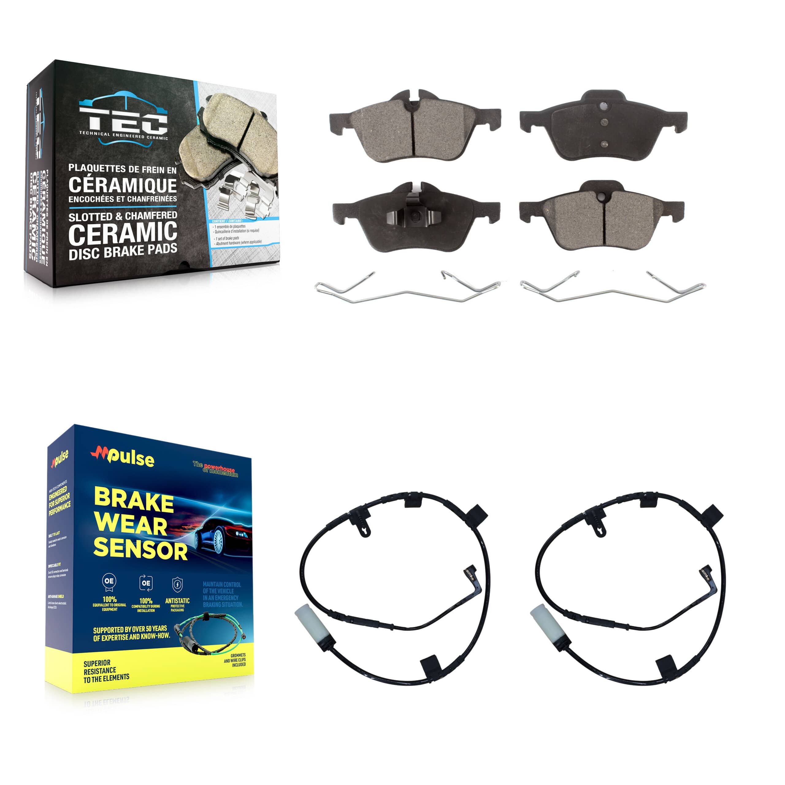 TEC - KTW-100991 - Front Disc Brake Pad Kits