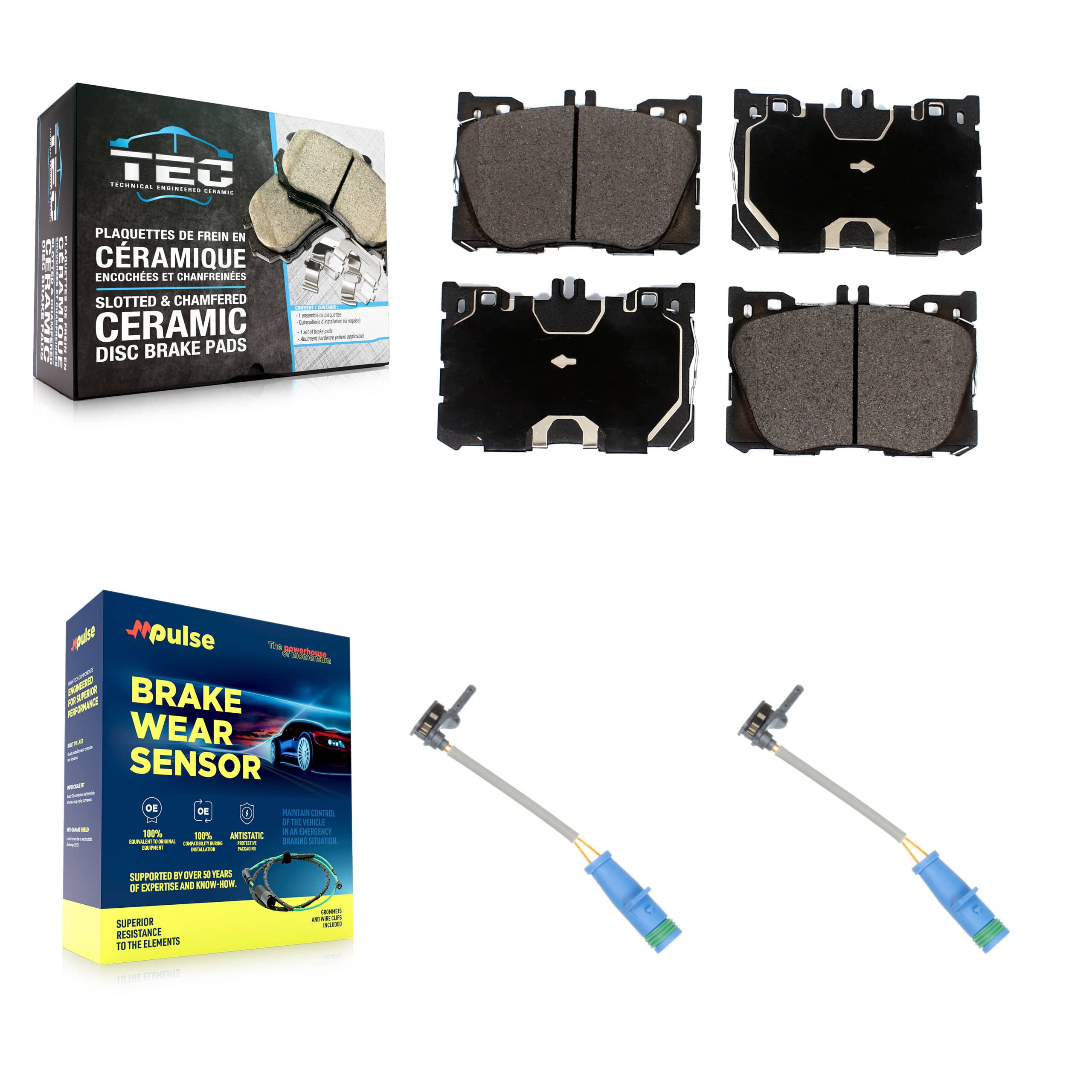 TEC - KTW-101044 - Front Disc Brake Pad Kits