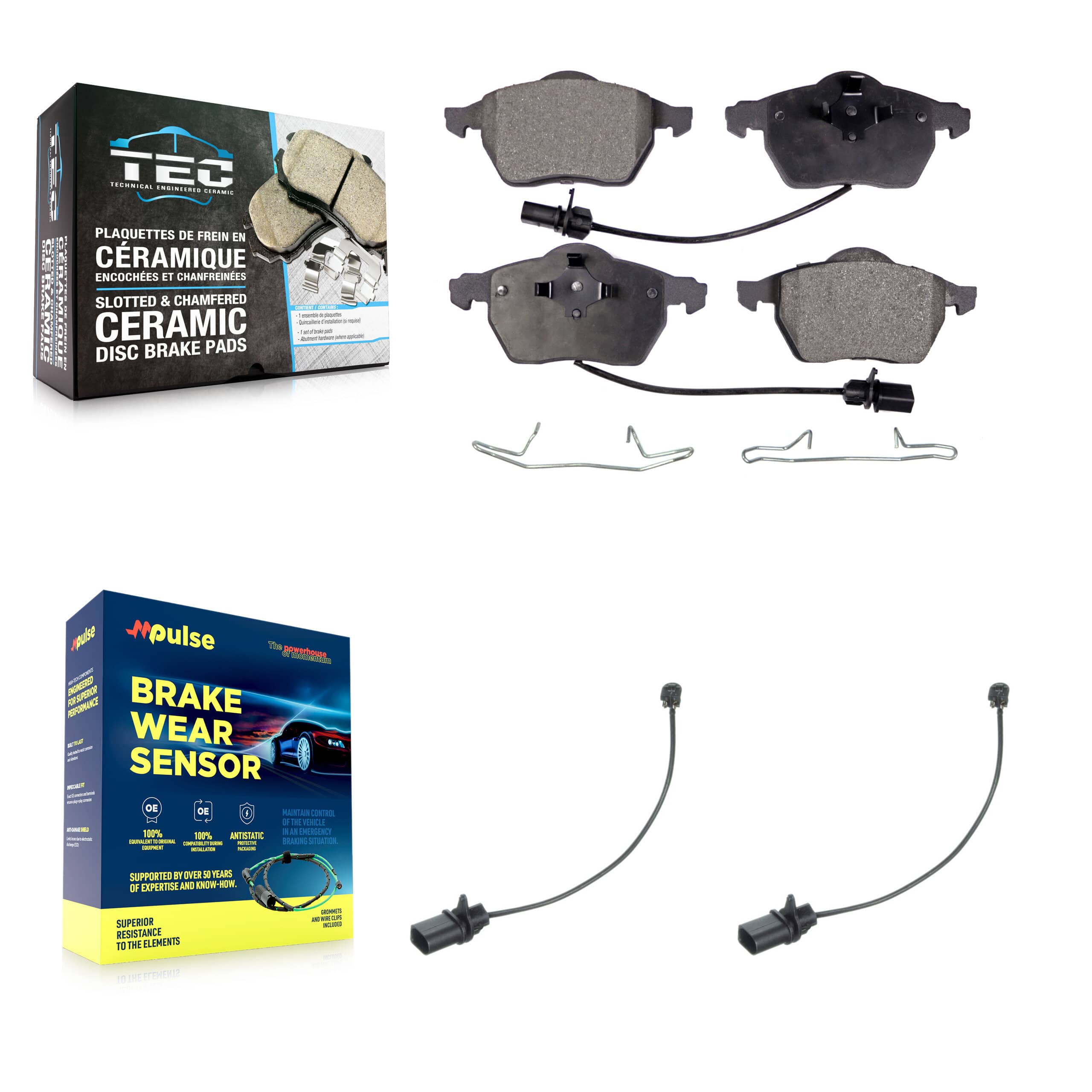 TEC - KTW-101049 - Front Disc Brake Pad Kits