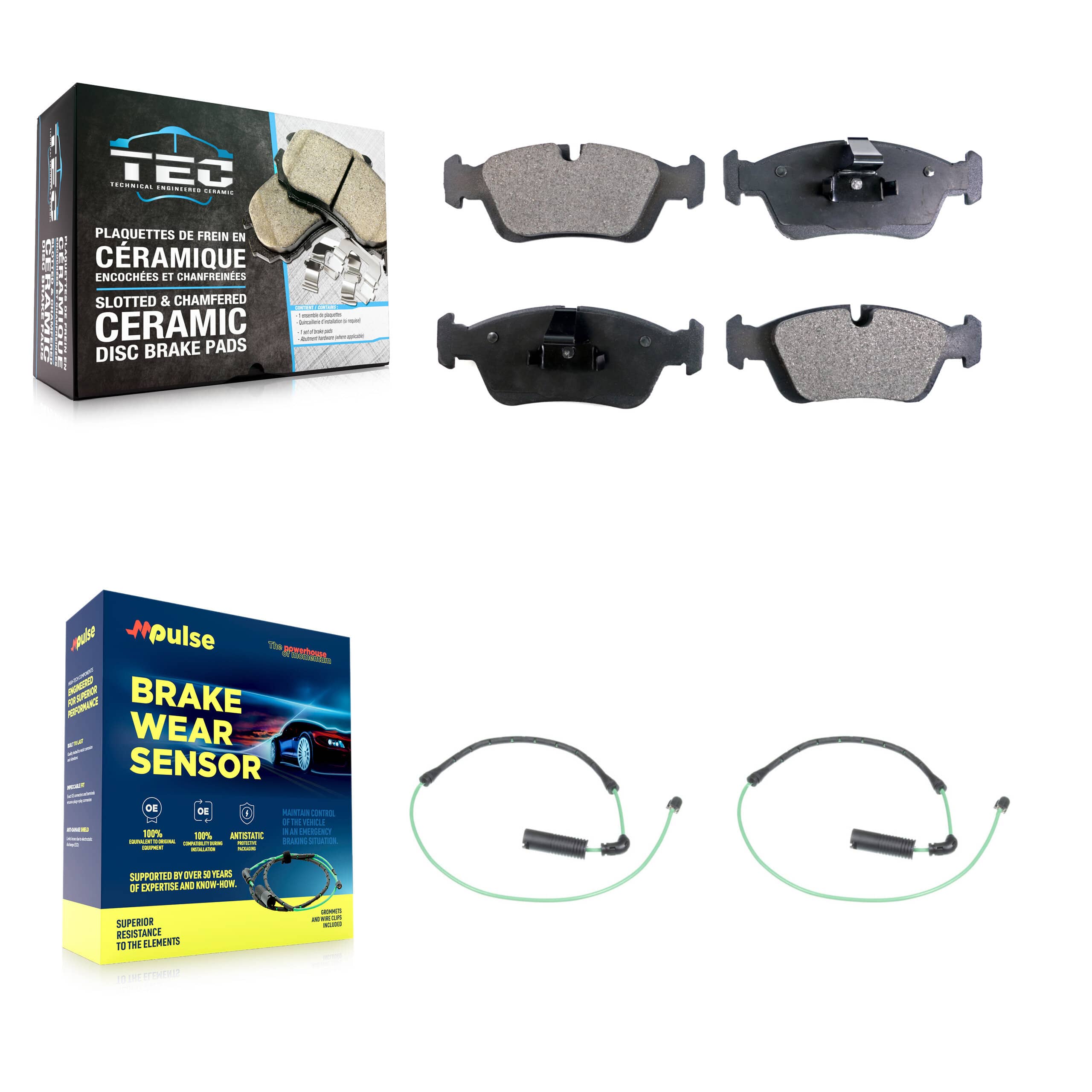 TEC - KTW-101078 - Front Disc Brake Pad Kits