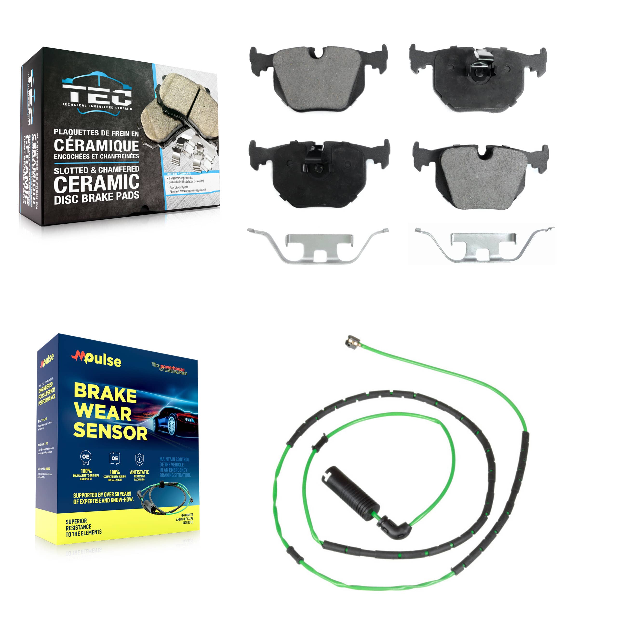 TEC - KTW-101103 - Rear Disc Brake Pad Kits