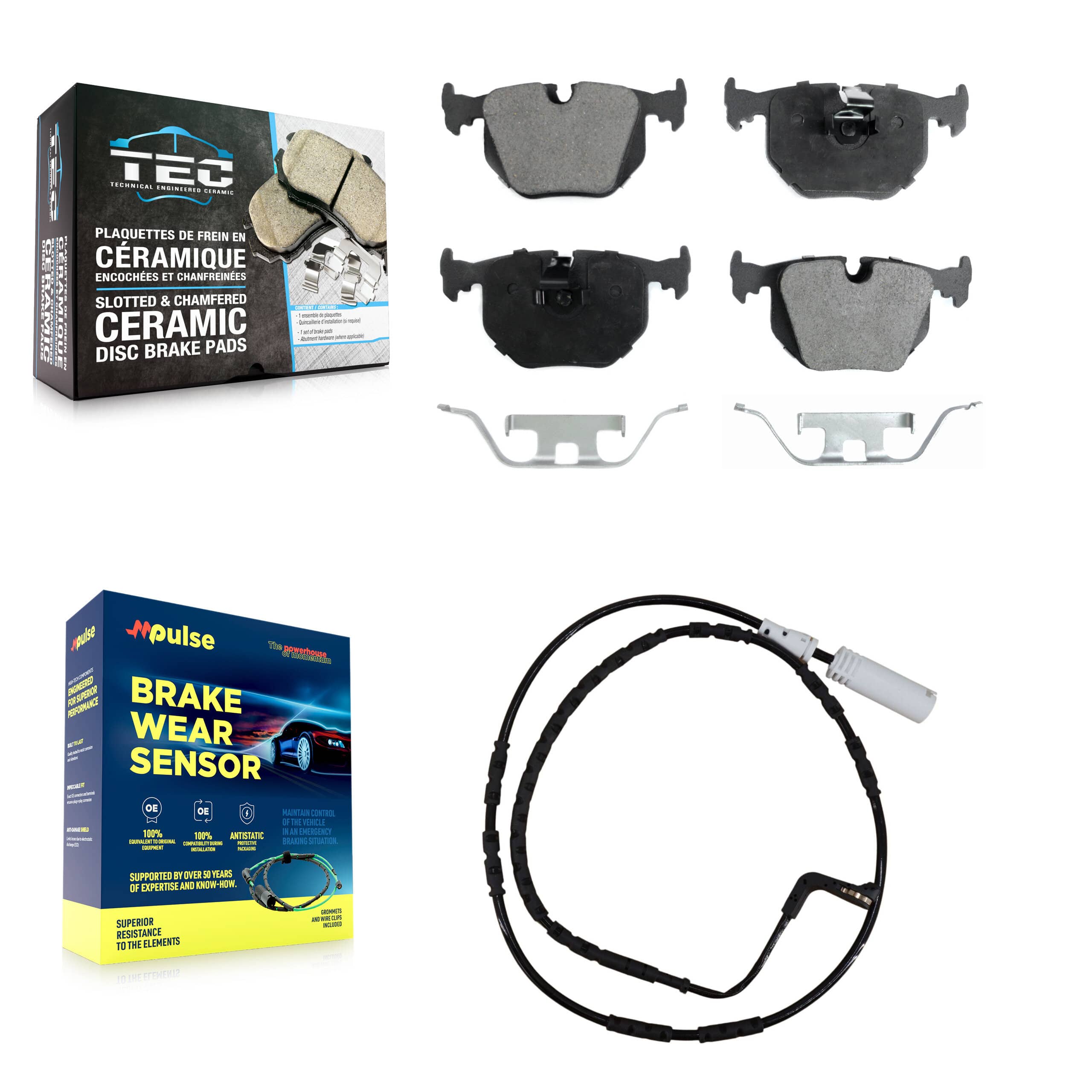 TEC - KTW-101122 - Rear Disc Brake Pad Kits