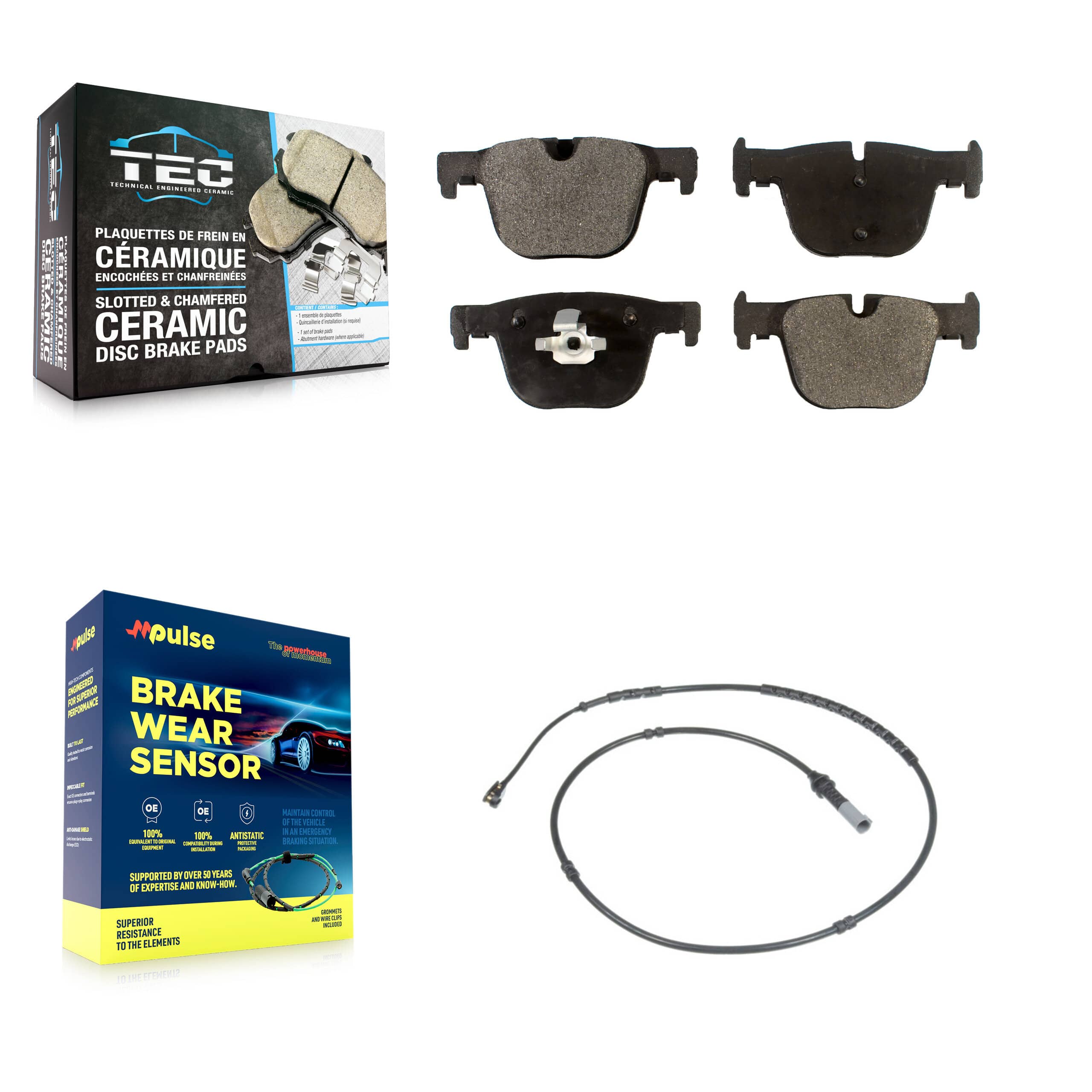 TEC - KTW-101132 - Rear Disc Brake Pad Kits