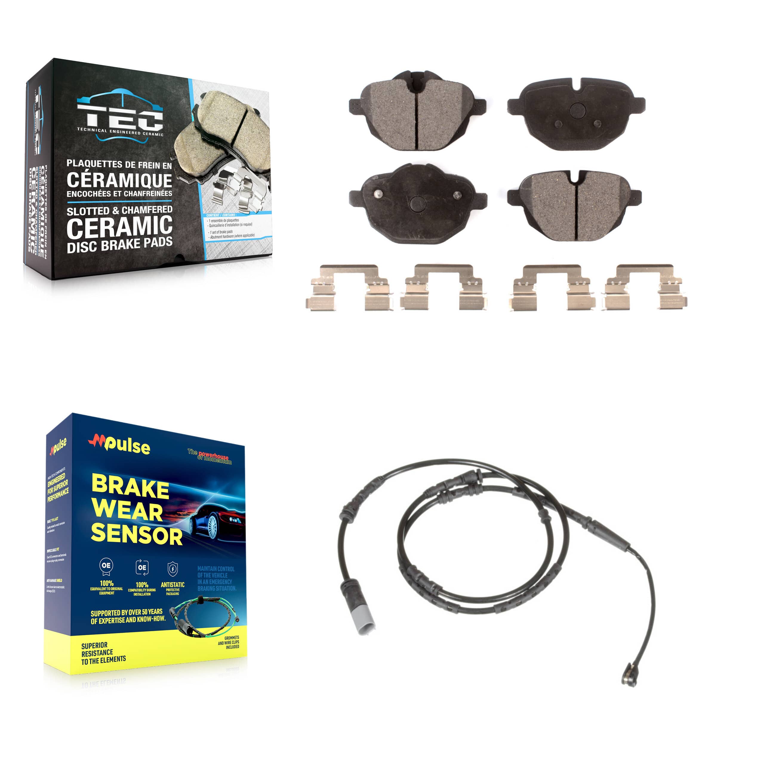 TEC - KTW-101154 - Rear Disc Brake Pad Kits