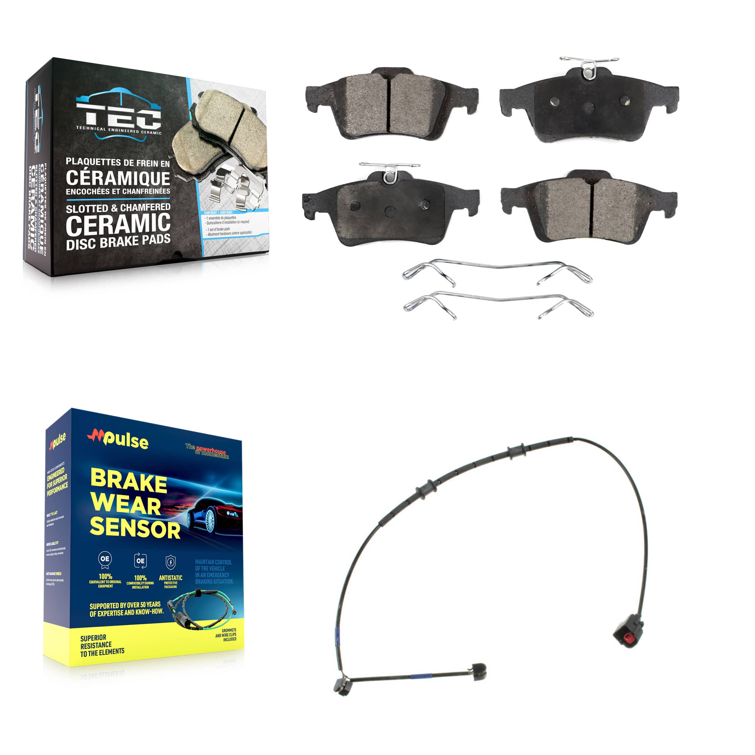 TEC - KTW-101210 - Rear Disc Brake Pad Kits