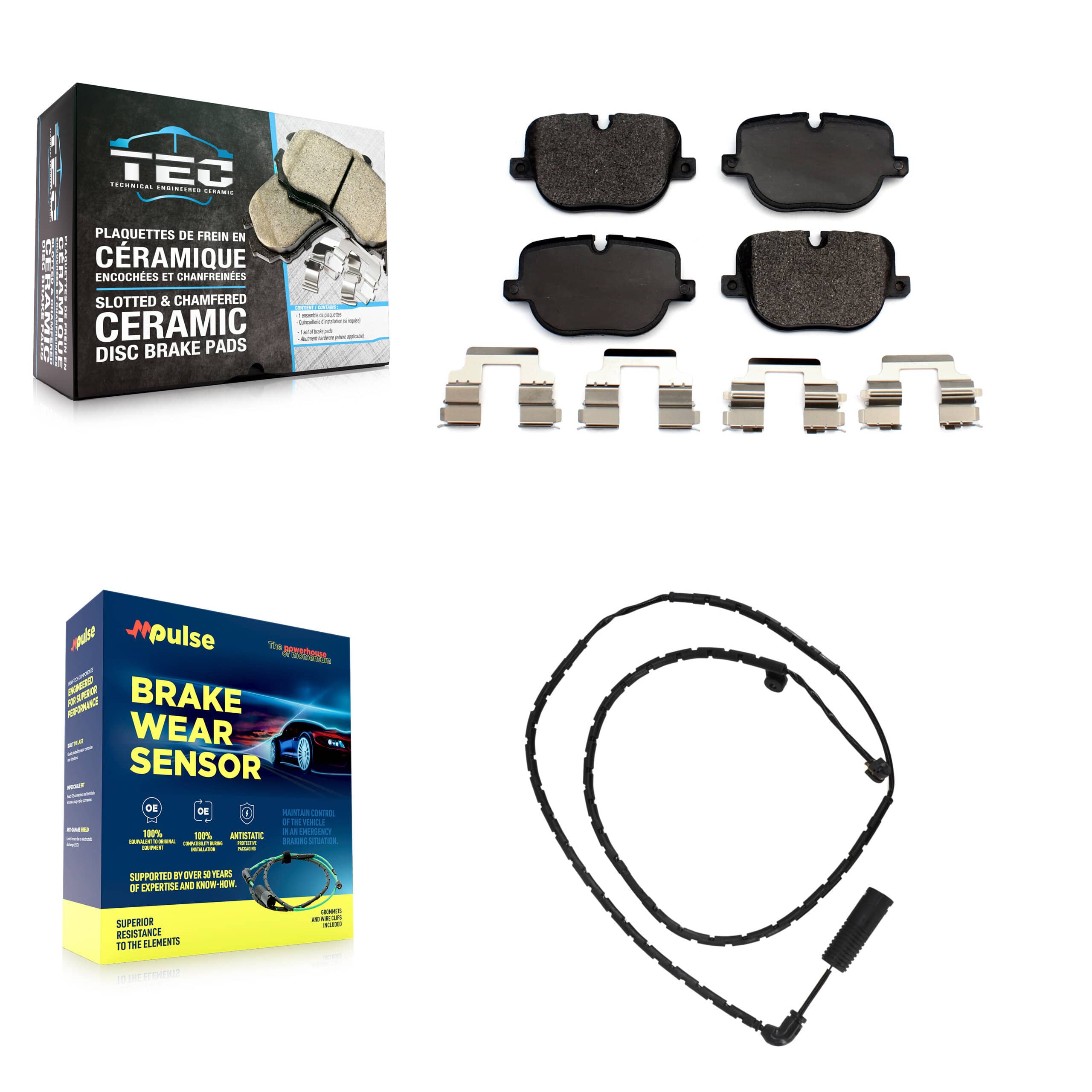 TEC - KTW-101217 - Rear Disc Brake Pad Kits