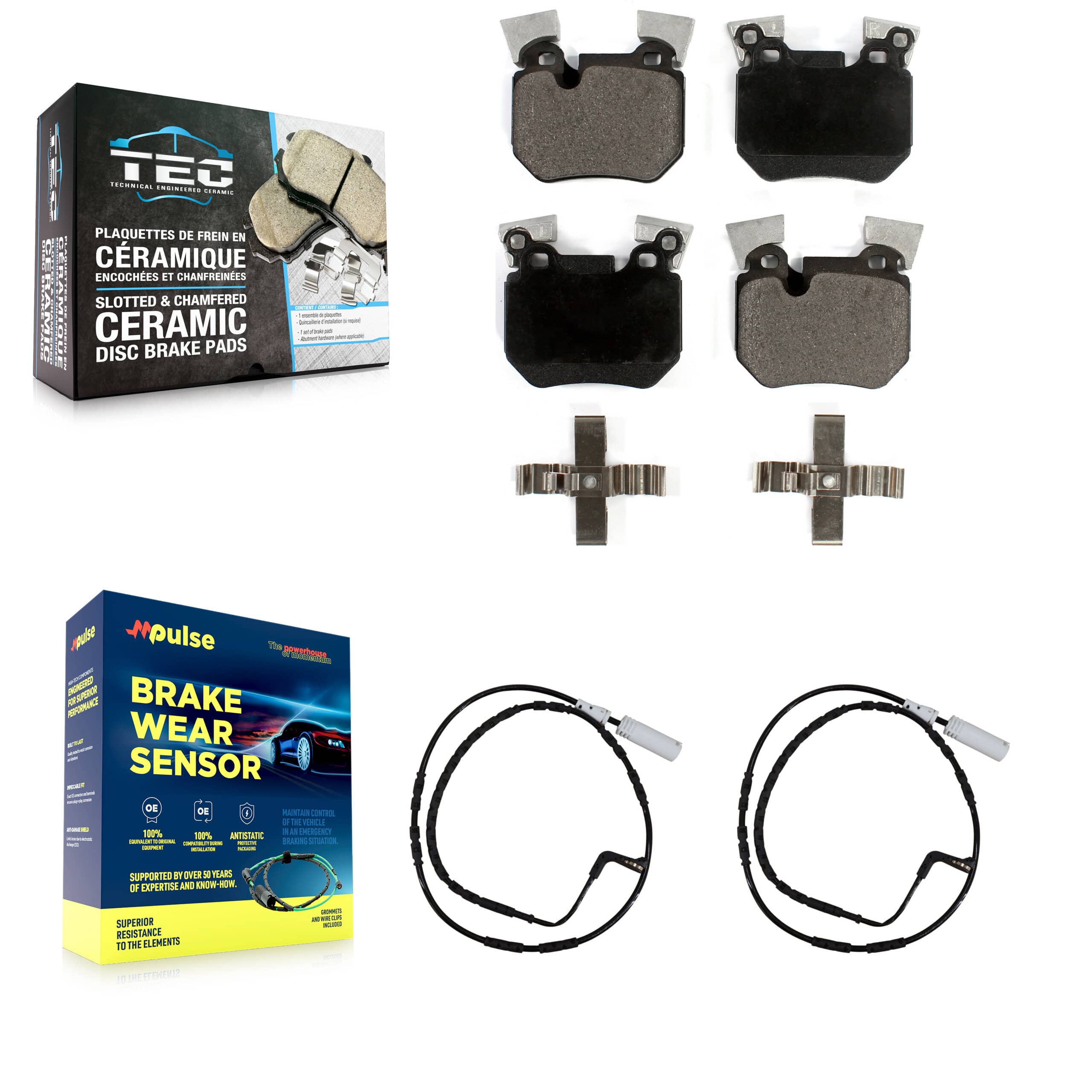 TEC - KTW-101278 - Rear Disc Brake Pad Kits