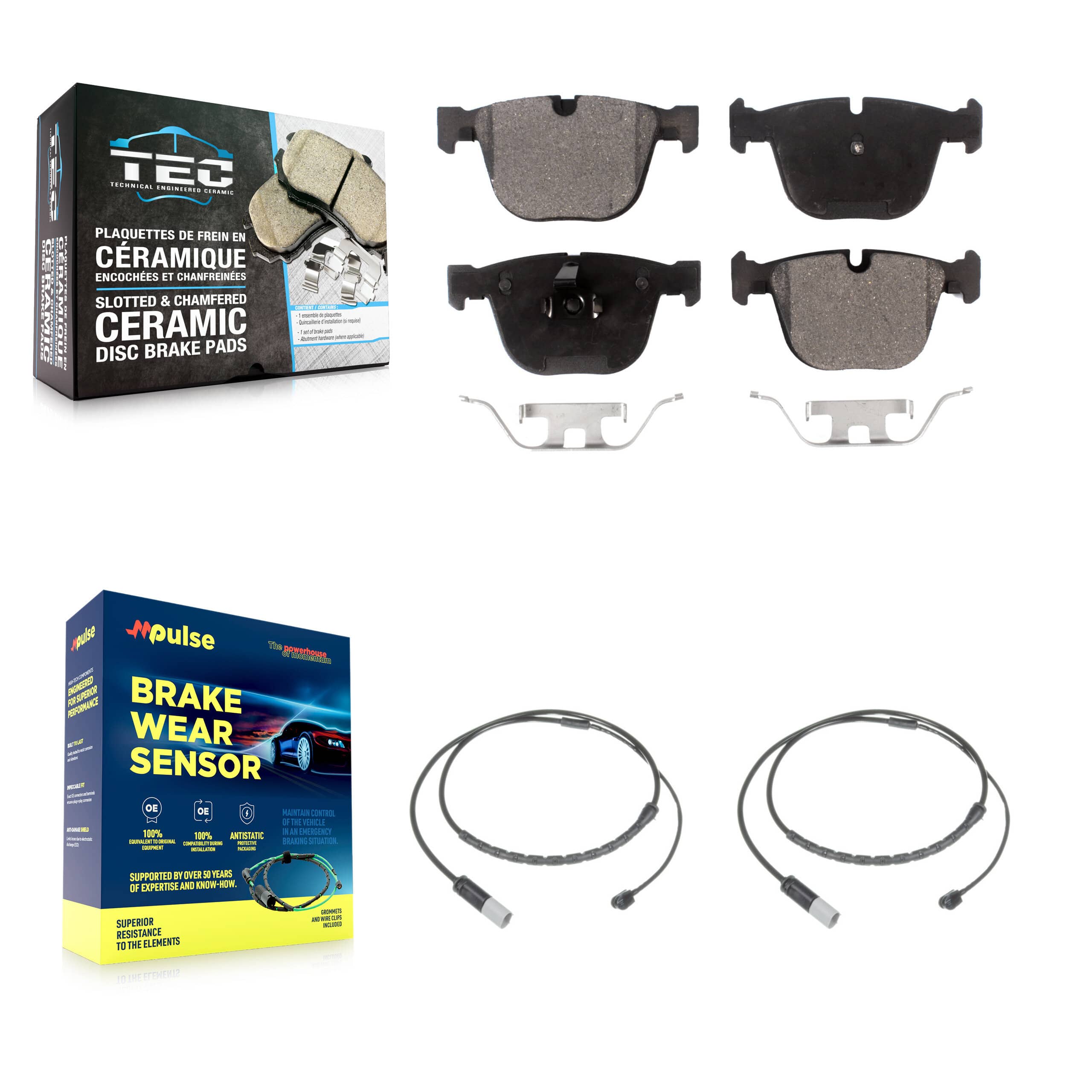 TEC - KTW-101332 - Rear Disc Brake Pad Kits