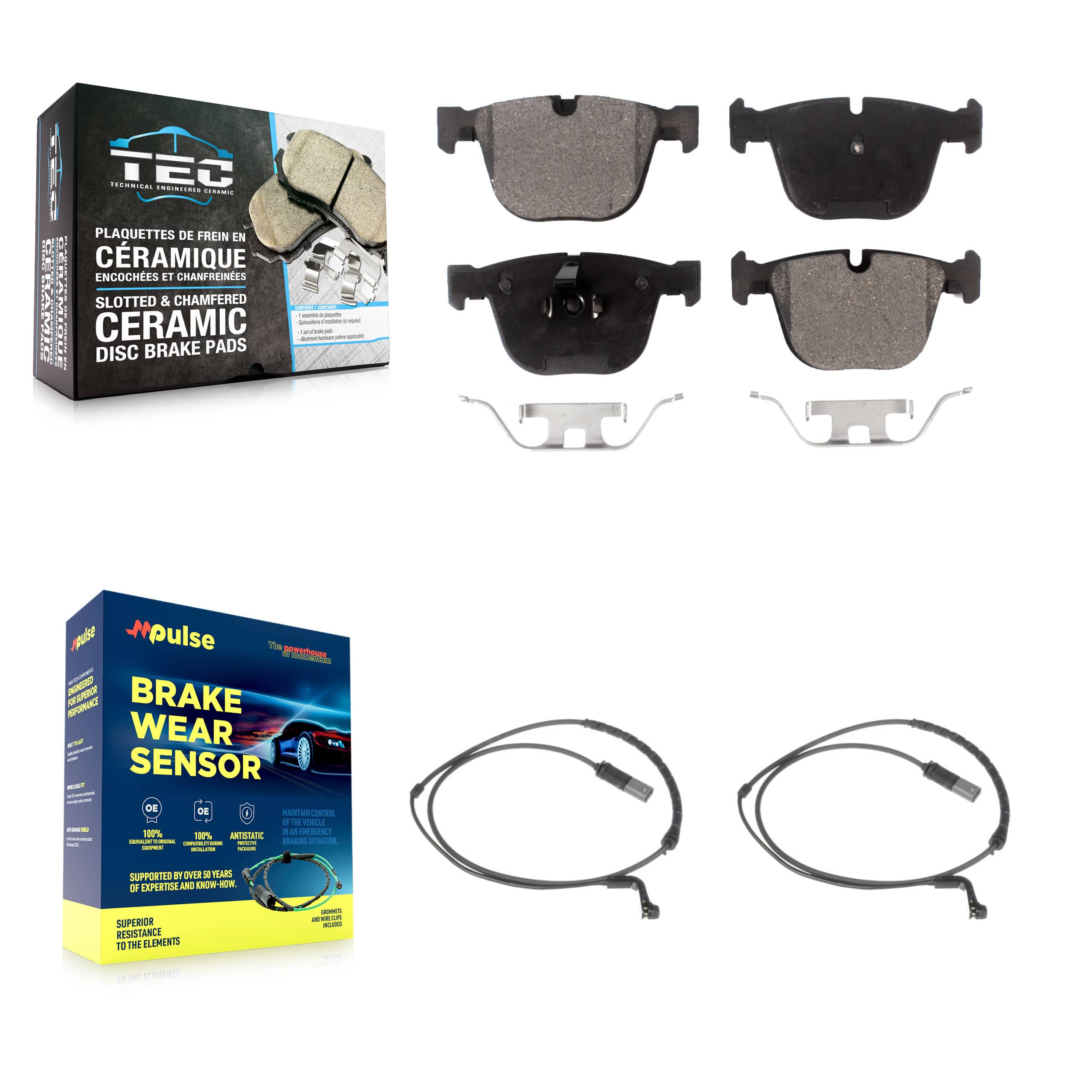 TEC - KTW-101381 - Rear Disc Brake Pad Kits