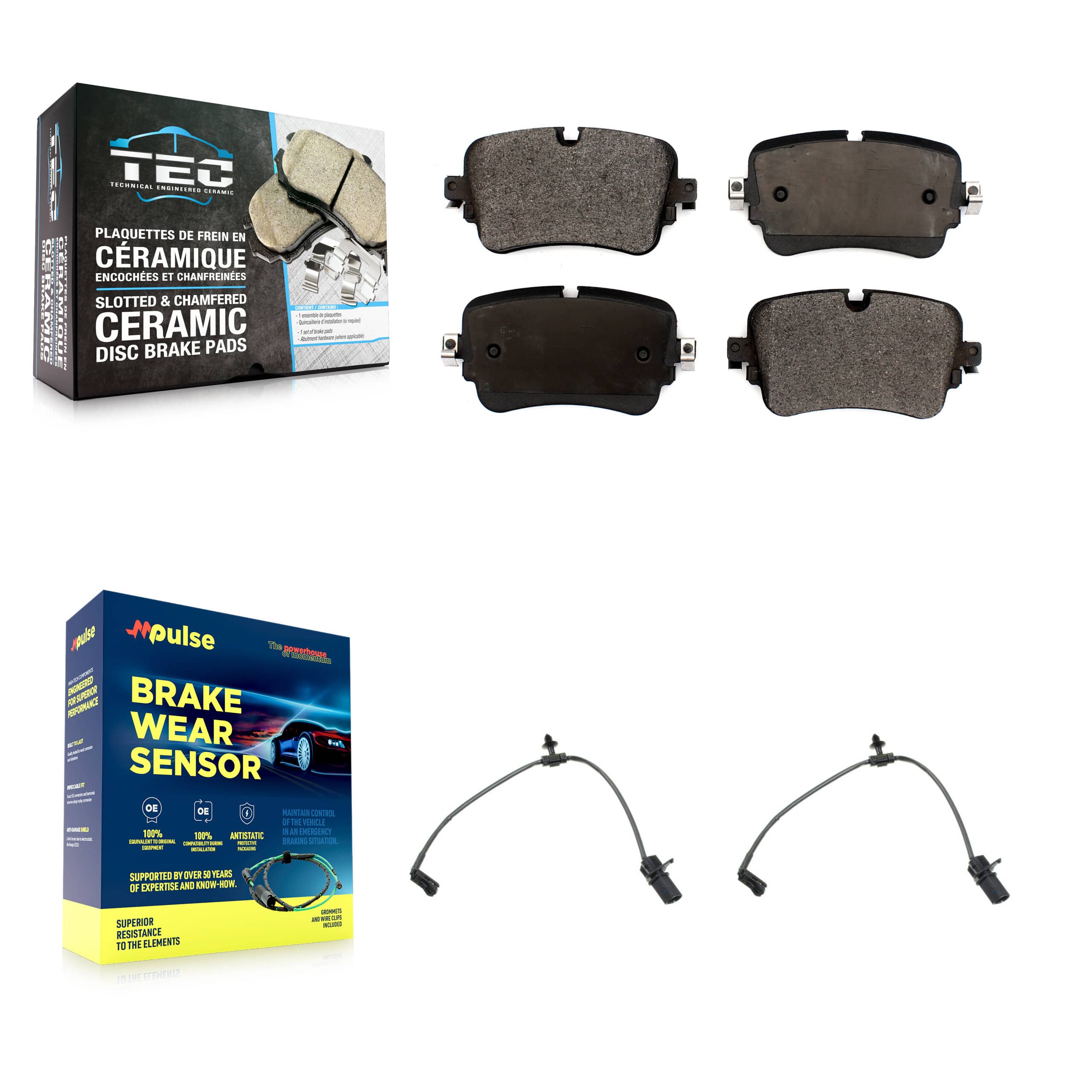 TEC - KTW-101508 - Rear Disc Brake Pad Kits