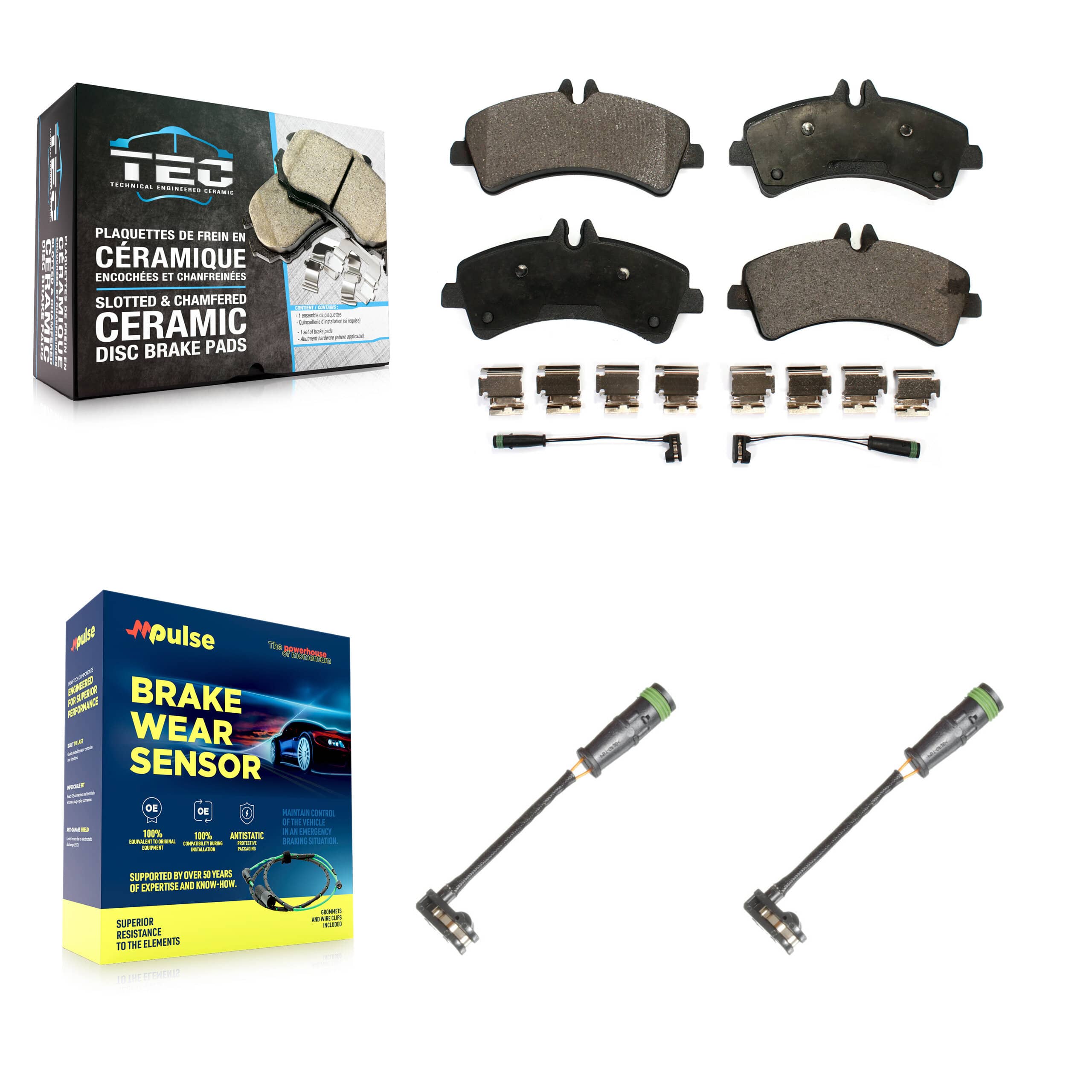 TEC - KTW-101511 - Rear Disc Brake Pad Kits