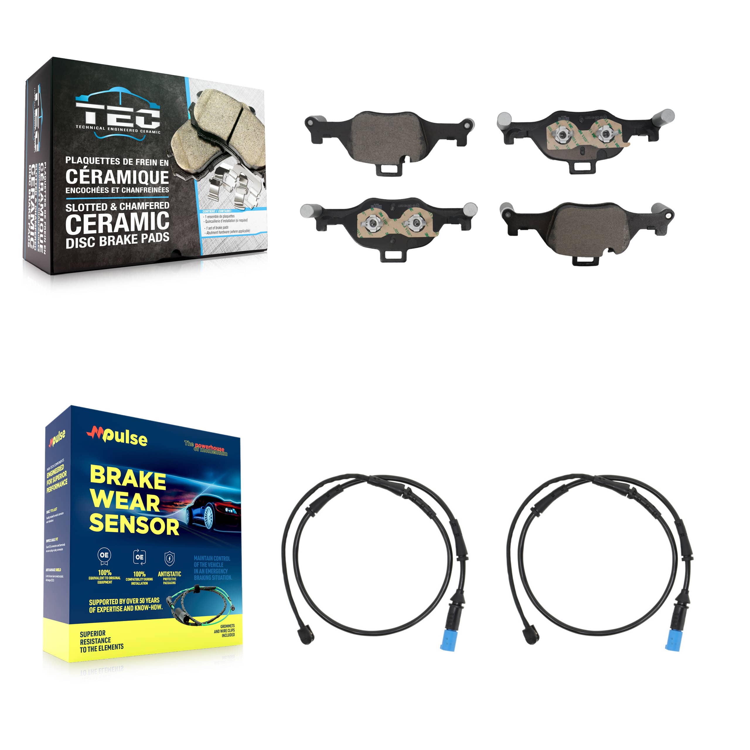 TEC - KTW-101688 - Front Disc Brake Pad Kits