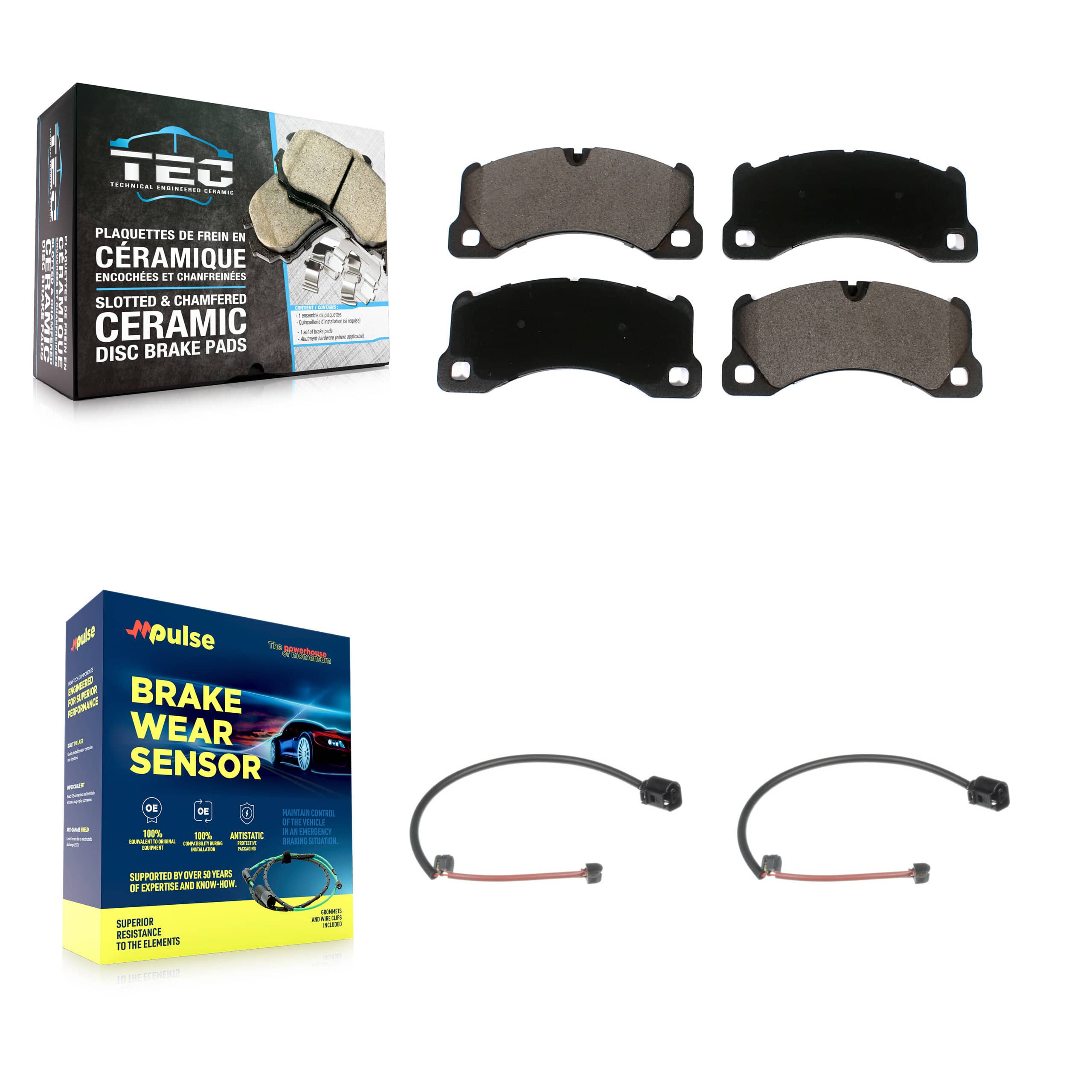 TEC - KTW-101690 - Front Disc Brake Pad Kits