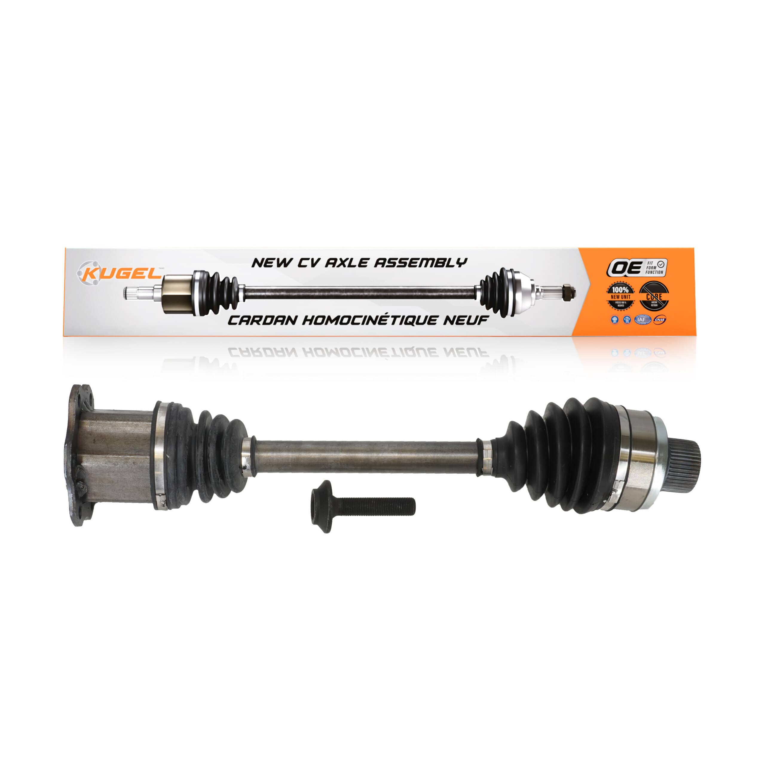 Kugel - NCV-AD23027 - Front Left CV Axle Shaft