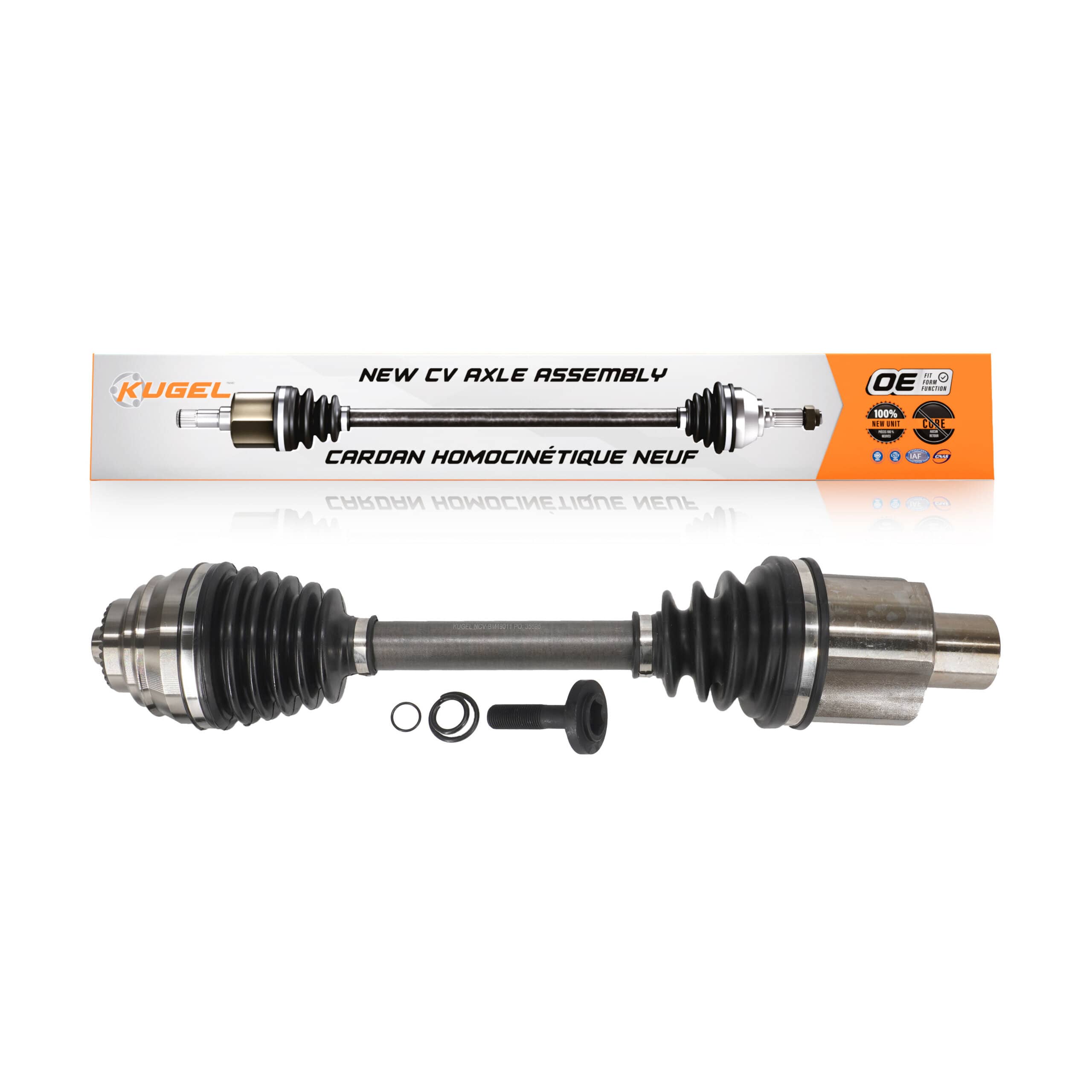 Kugel - NCV-BM49011 - Front Right CV Axle Shaft