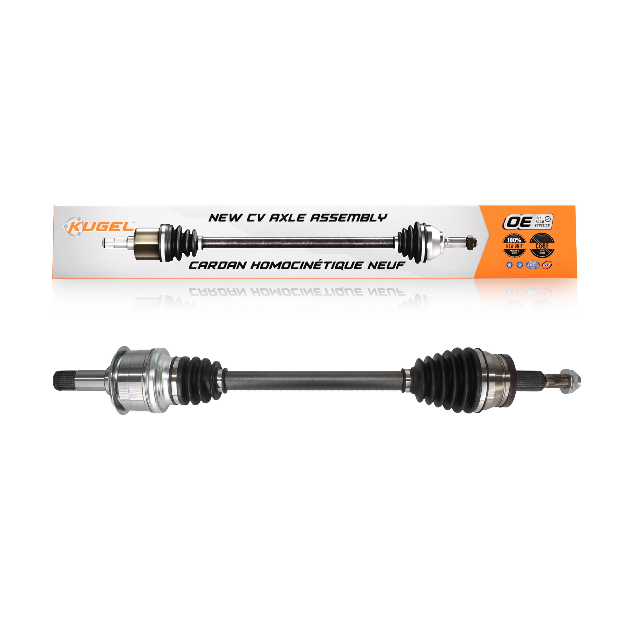 Kugel - NCV-CH12008 - Rear Left CV Axle Shaft