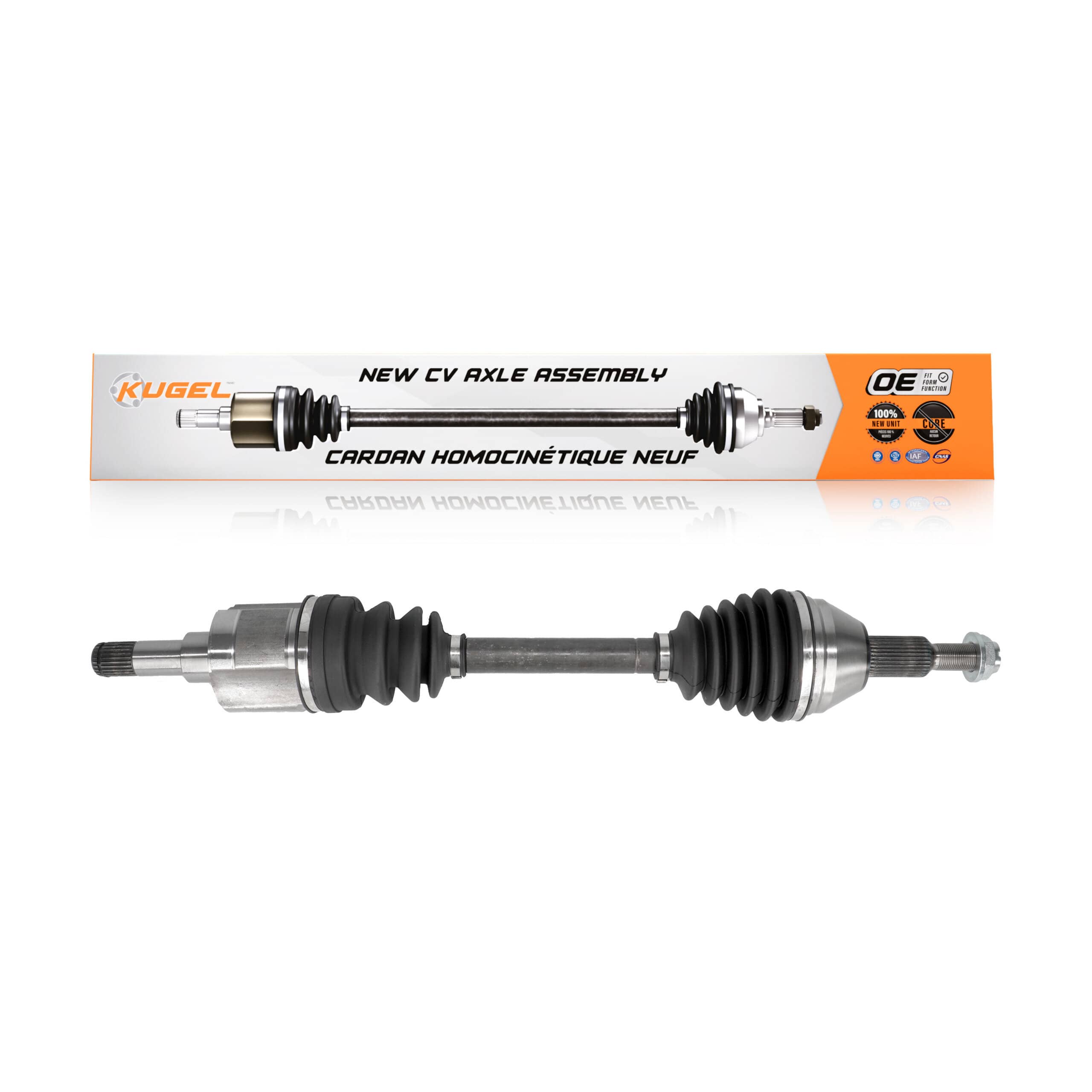 Kugel - NCV-CH12503 - Front Left CV Axle Shaft