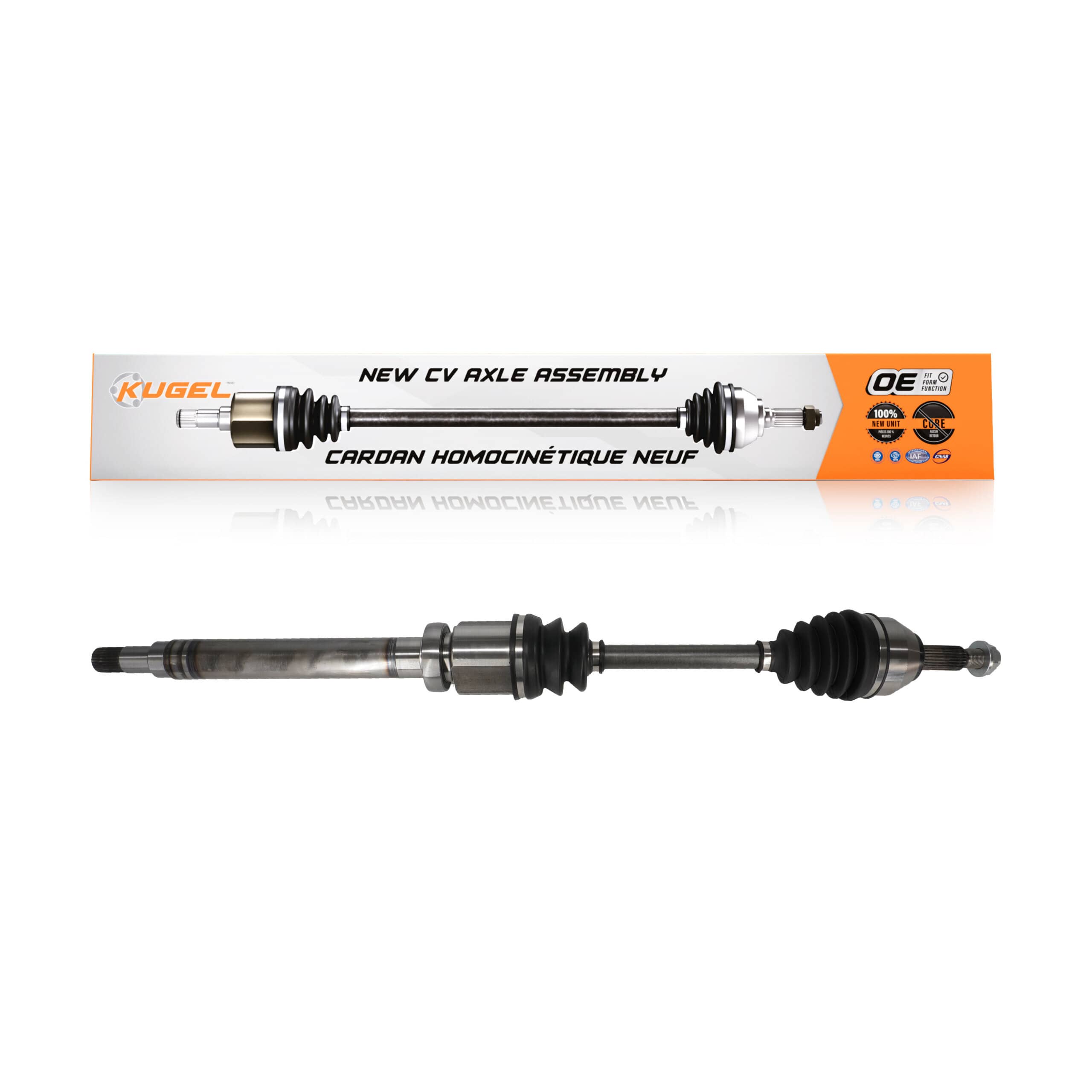 Kugel - NCV-FD11000 - Front Right CV Axle Shaft