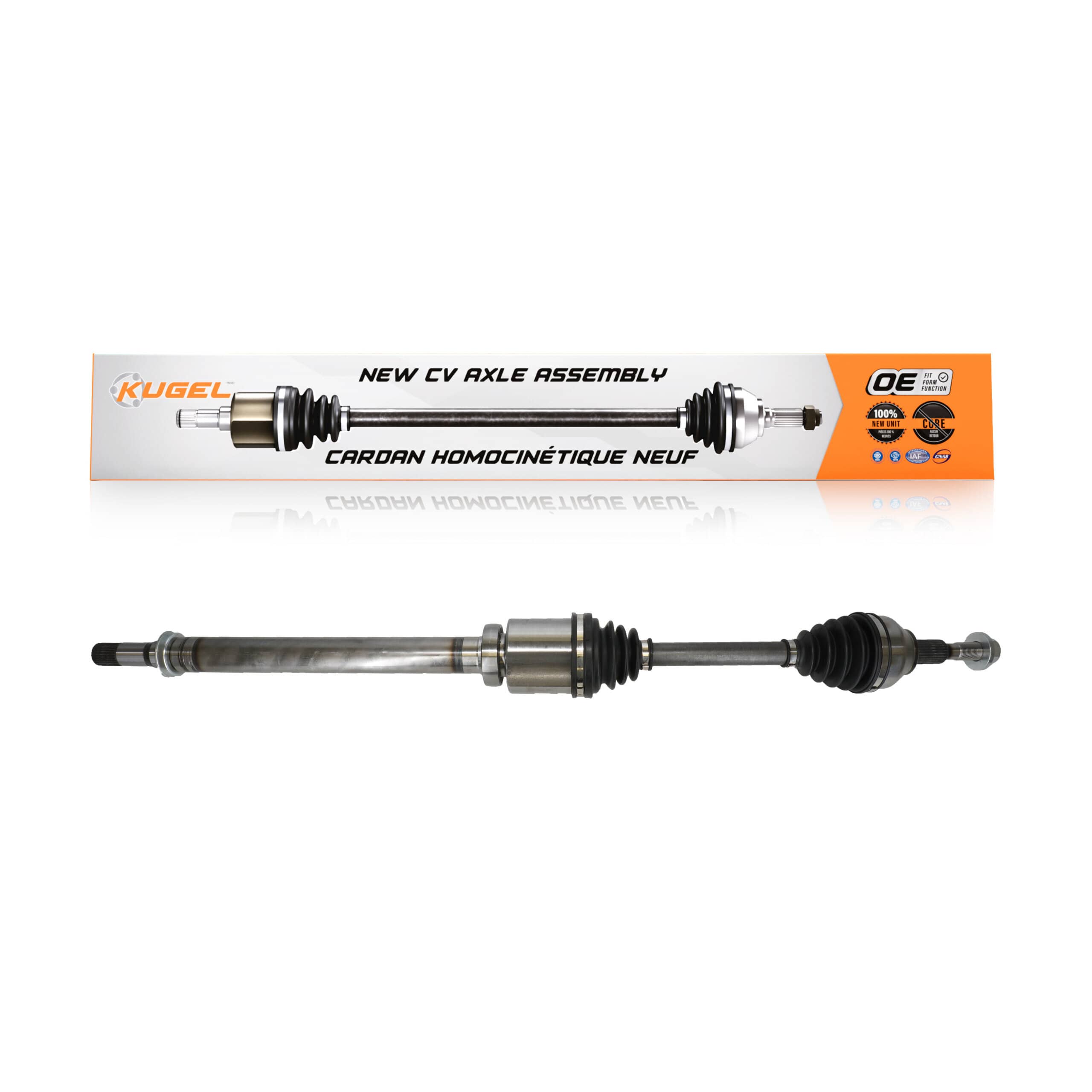 Kugel - NCV-FD11011 - Front Right CV Axle Shaft