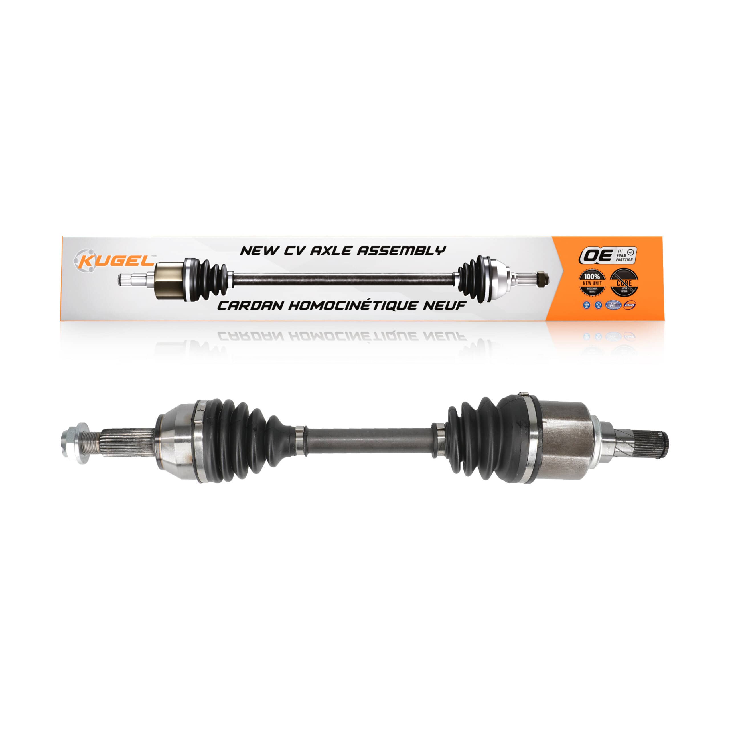 Kugel - NCV-FD11053 - Front Left CV Axle Shaft