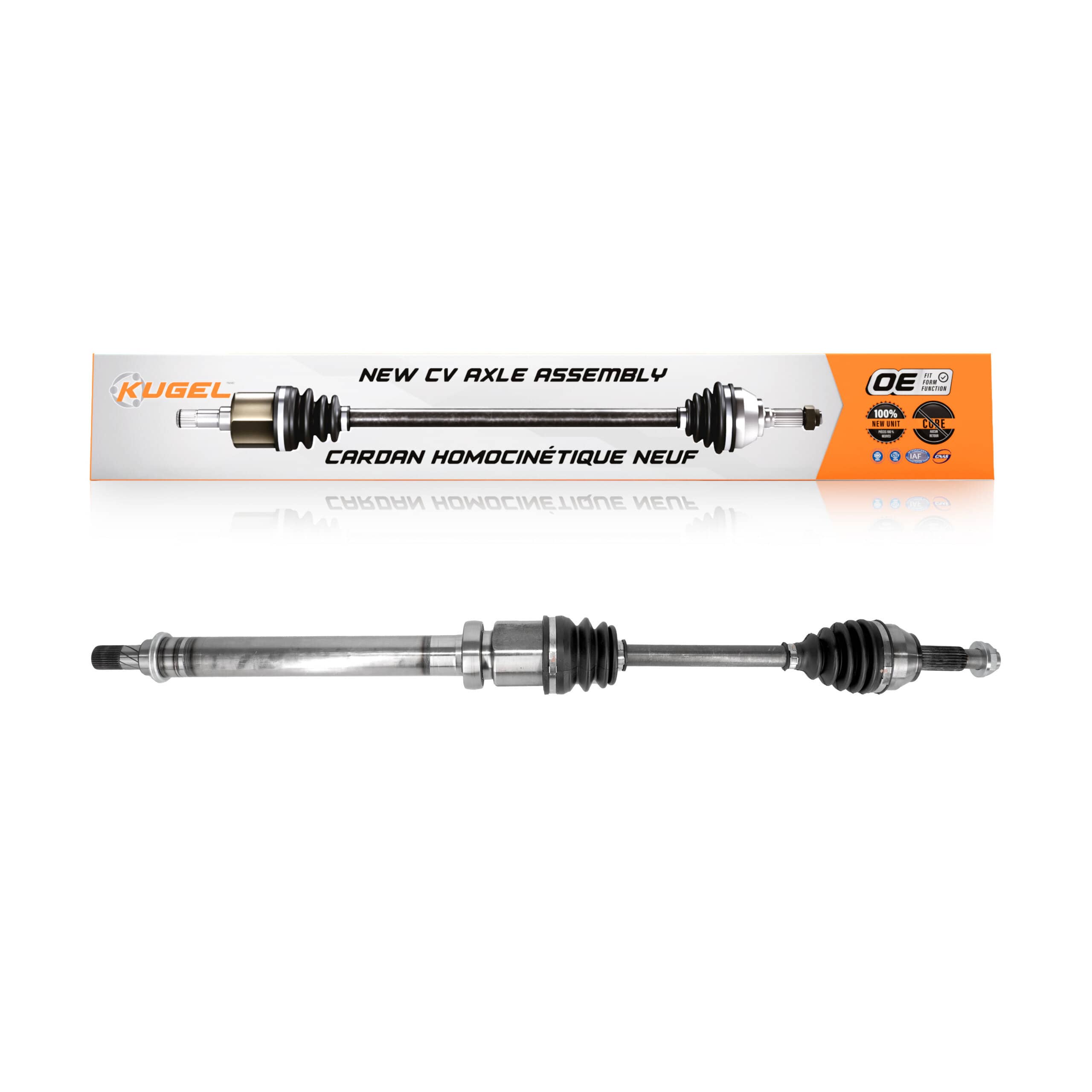 Kugel - NCV-FD11054 - Front Right CV Axle Shaft