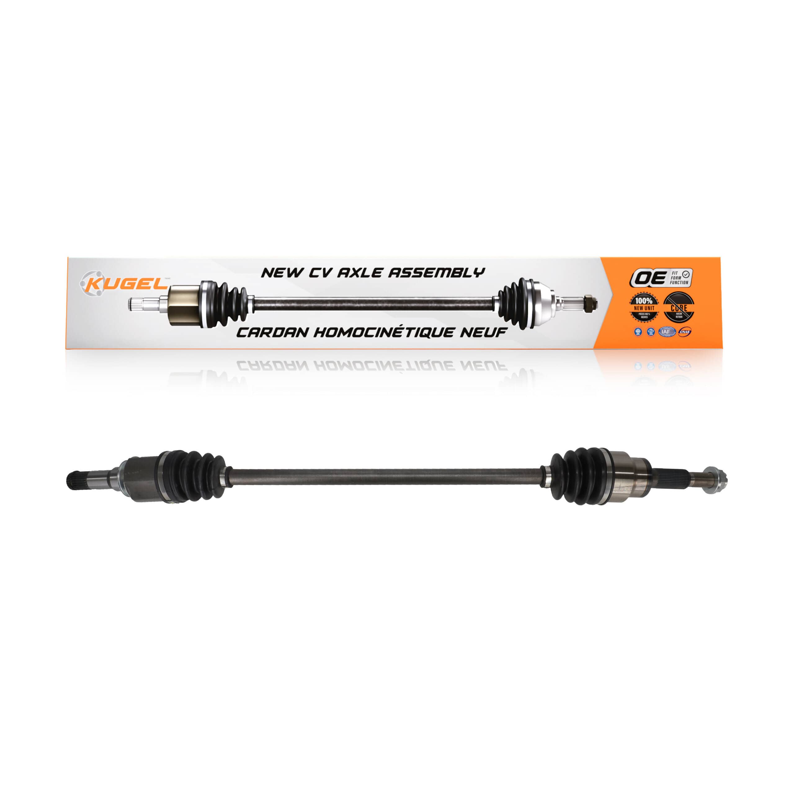 Kugel - NCV-FD11069 - Rear Right CV Axle Shaft