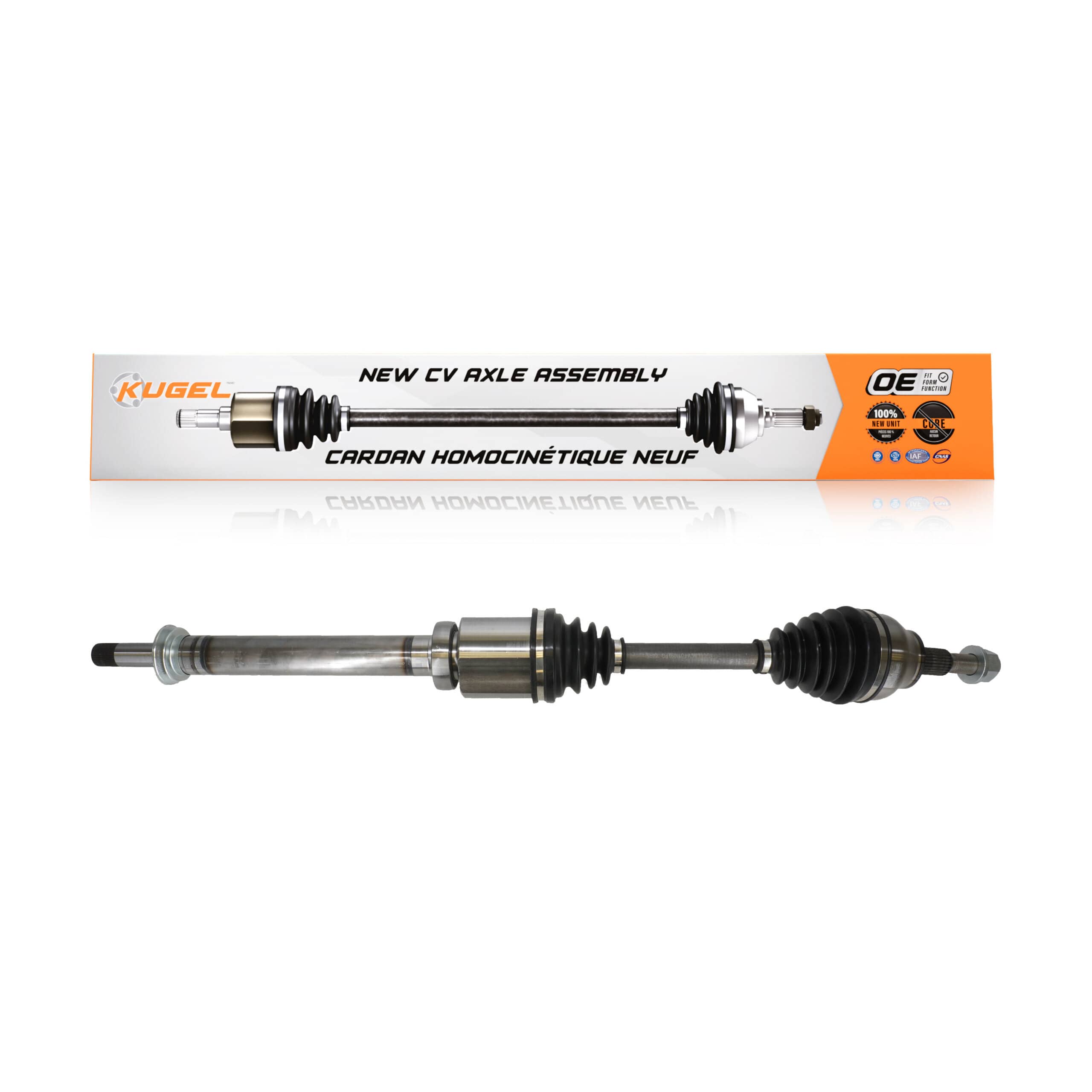 Kugel - NCV-FD11090 - Front Right CV Axle Shaft