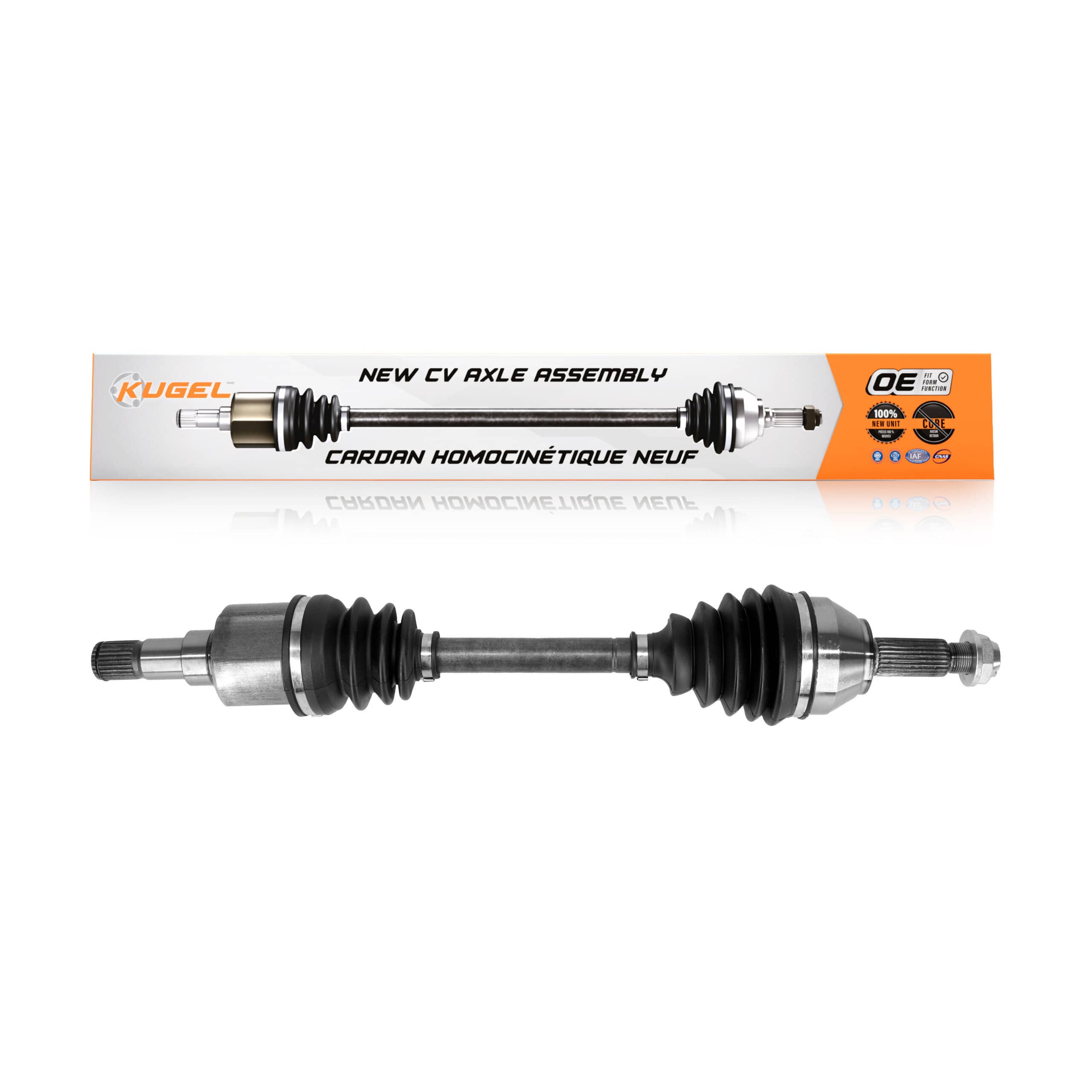 Kugel - NCV-FD11129 - Front Left CV Axle Shaft