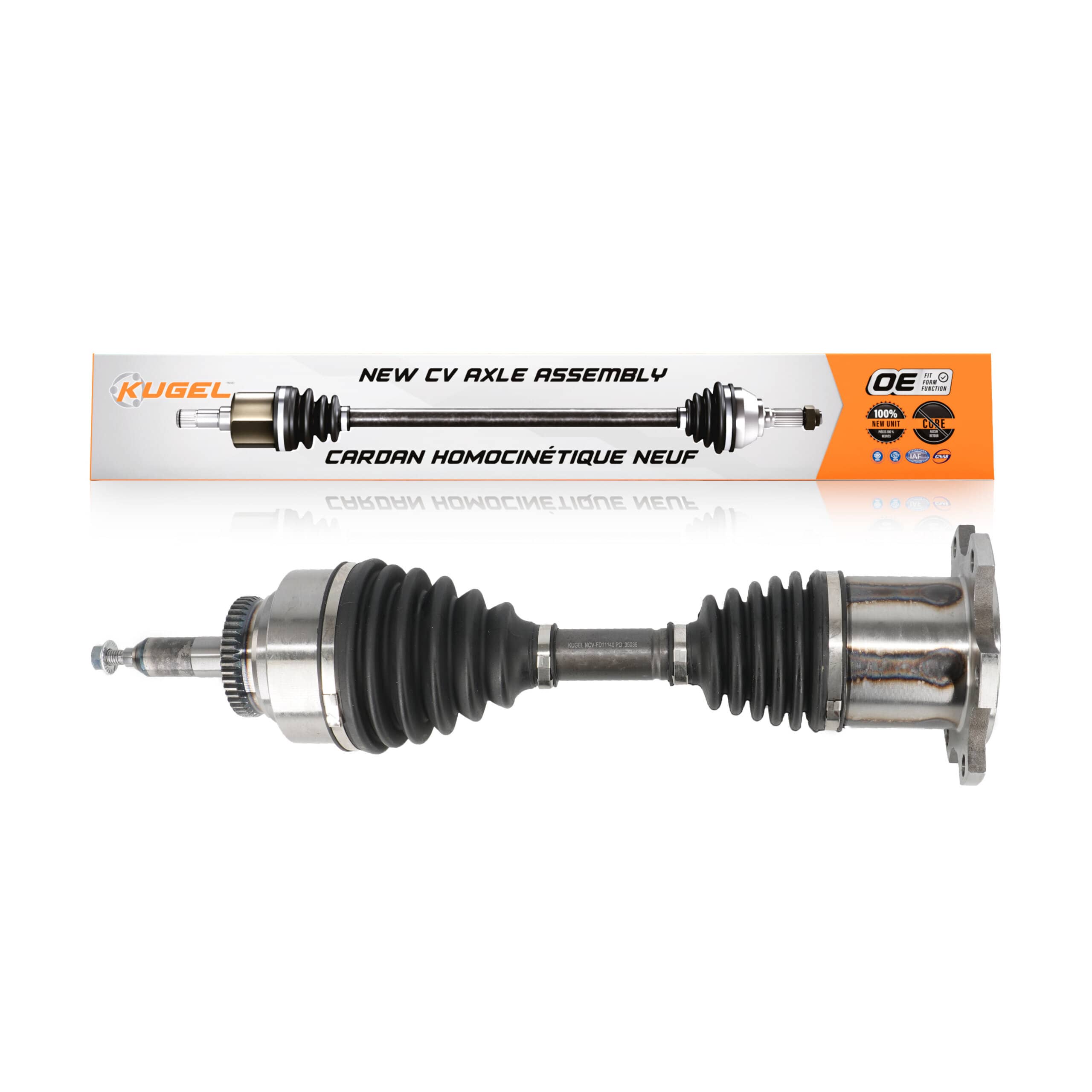 Kugel - NCV-FD11140 - Front Right CV Axle Shaft