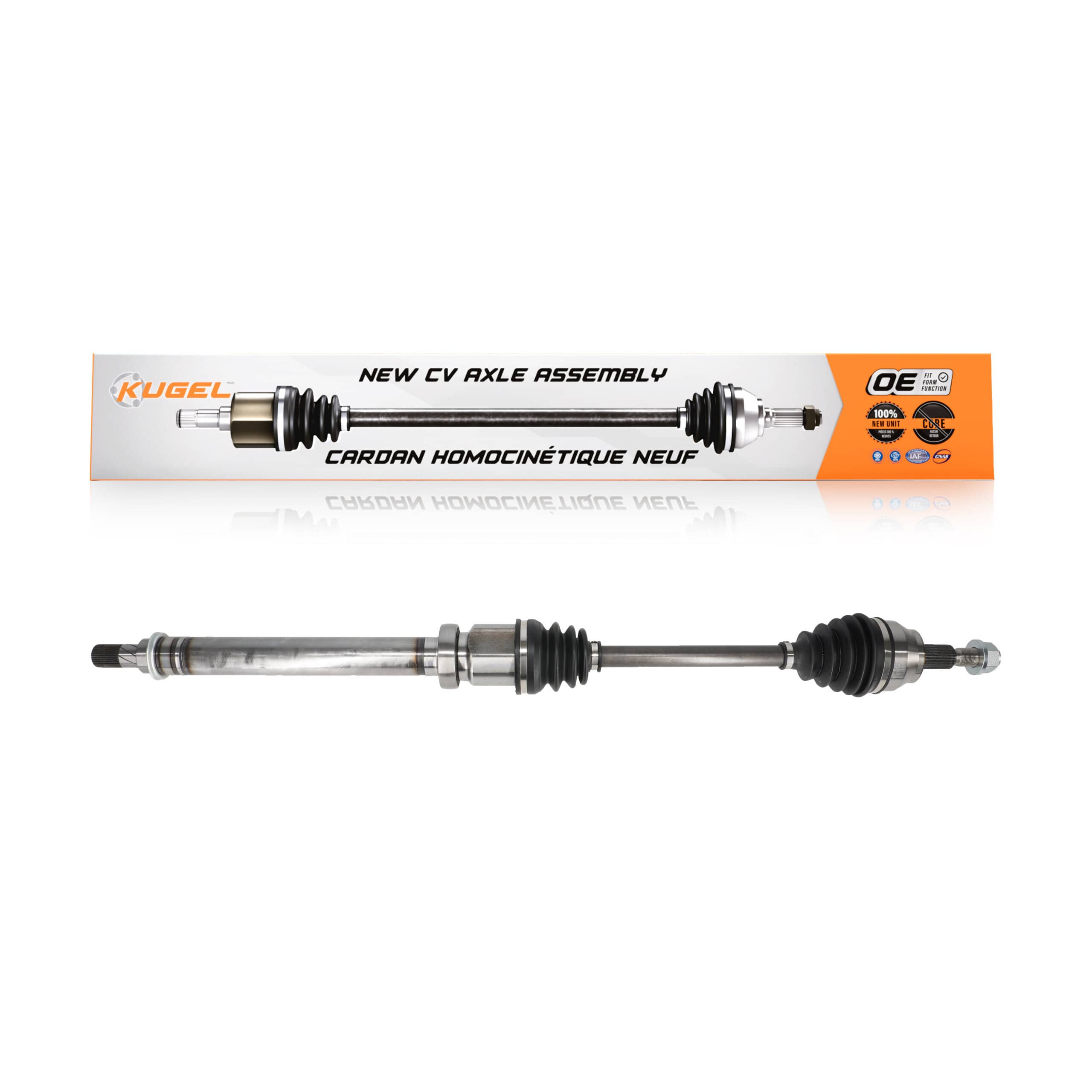 Kugel - NCV-FD11183 - Front Right CV Axle Shaft