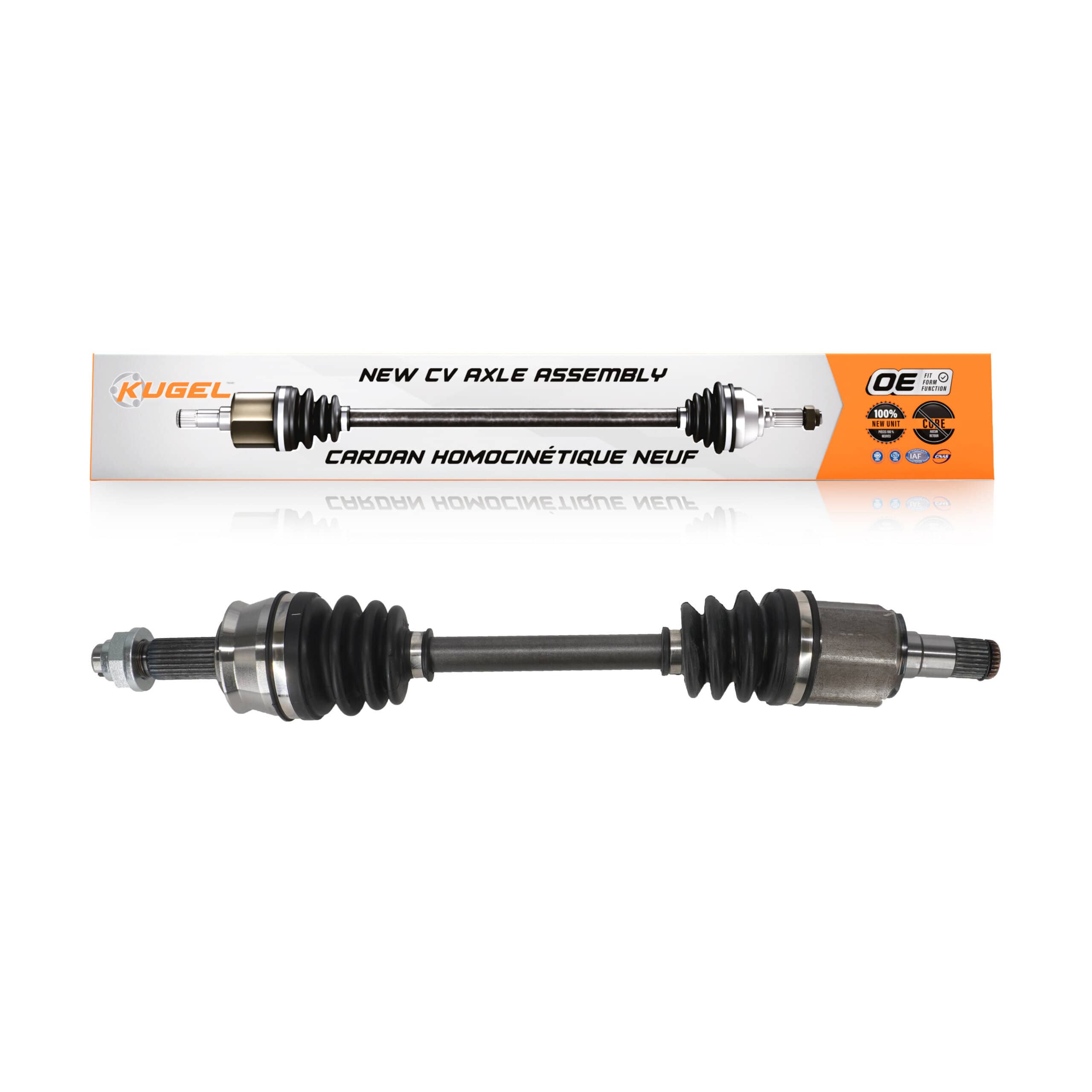 Kugel - NCV-FI76001 - Front Left CV Axle Shaft