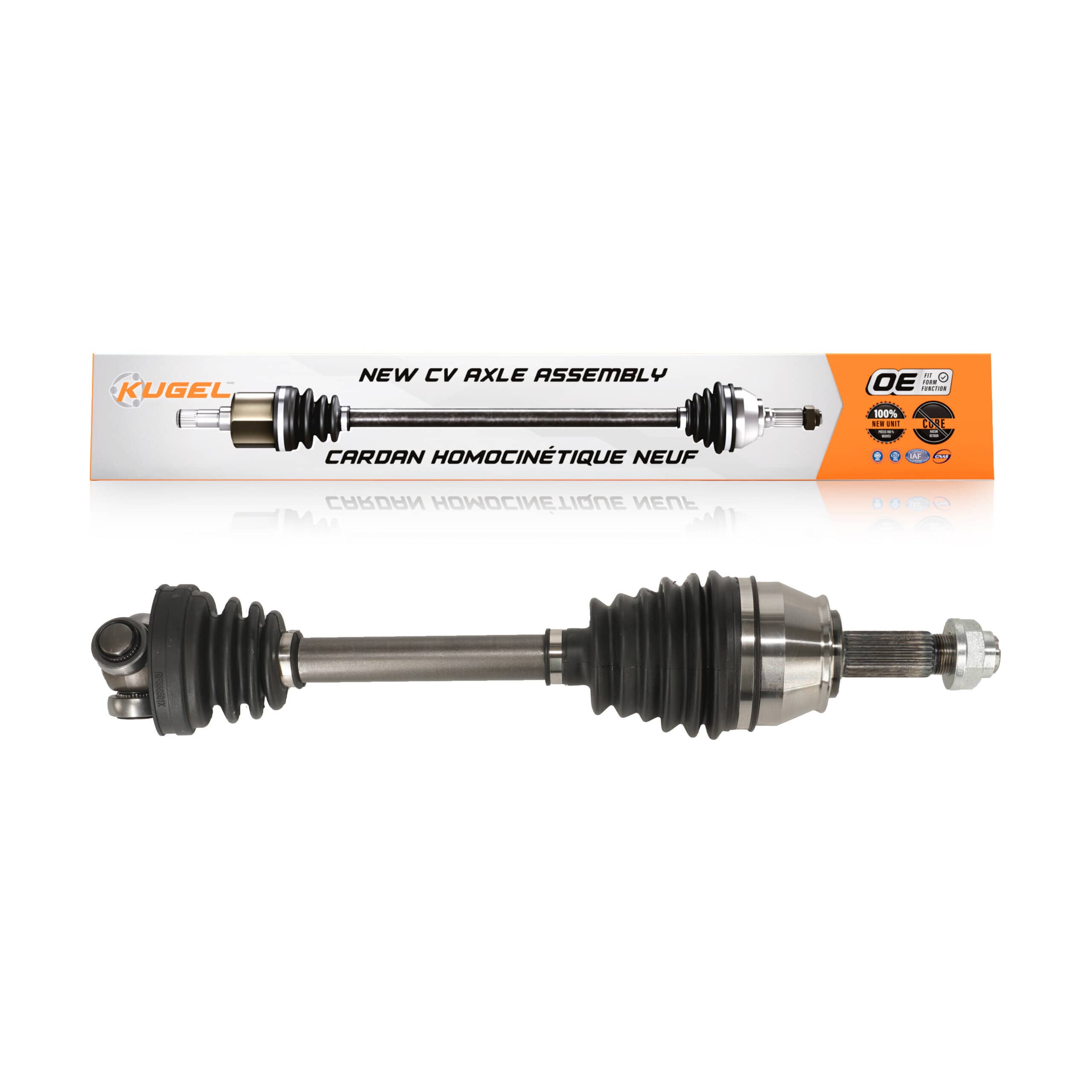 Kugel - NCV-FI76005 - Front Left CV Axle Shaft