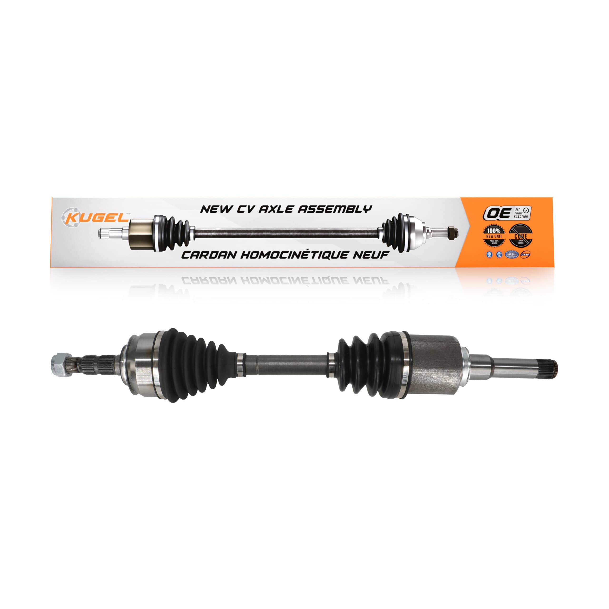 Kugel - NCV-GM10018 - Front Left CV Axle Shaft