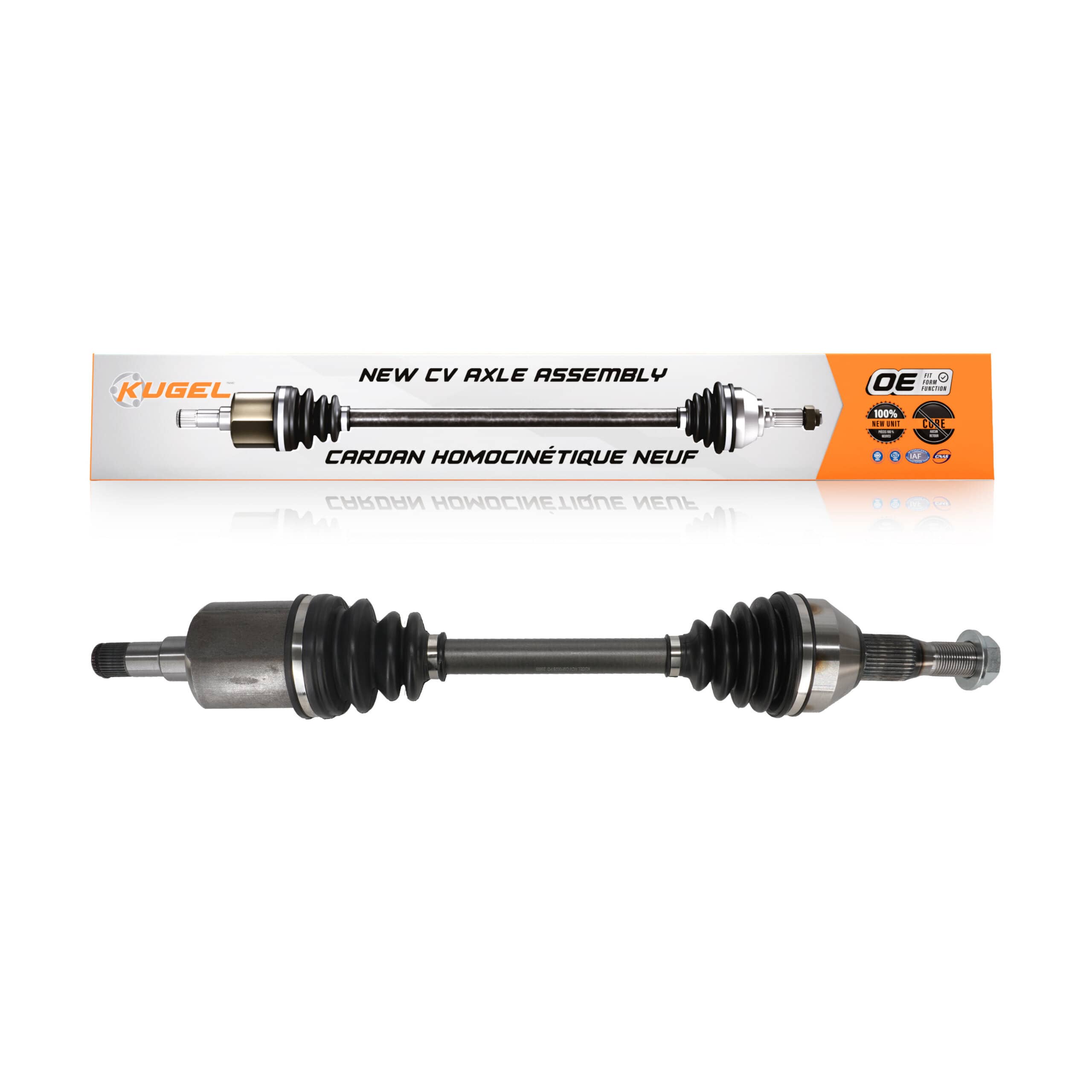 Kugel - NCV-GM10028 - Front Right CV Axle Shaft