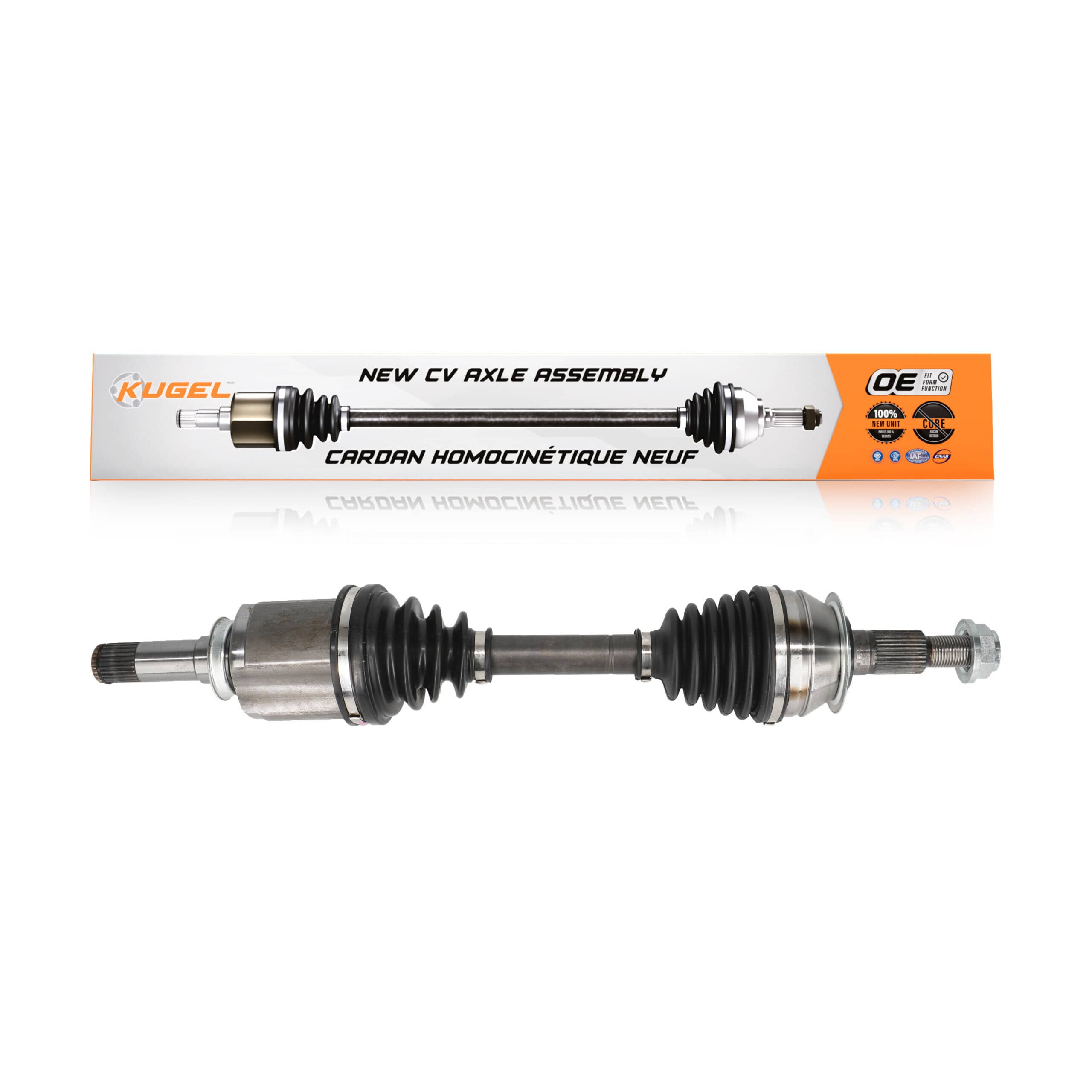 Kugel - NCV-GM10086 - Front Left CV Axle Shaft