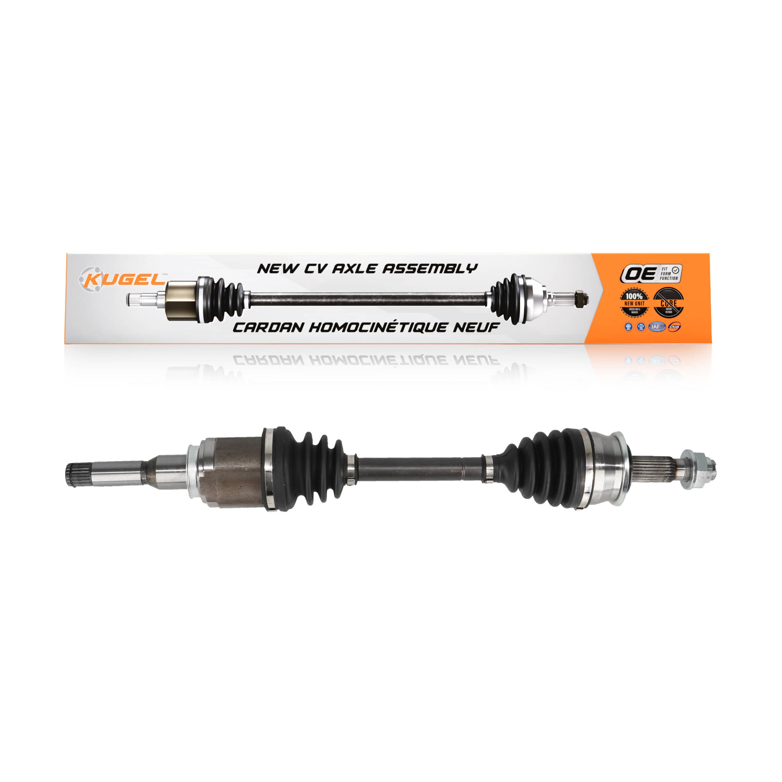 Kugel - NCV-GM10098 - Front Left CV Axle Shaft