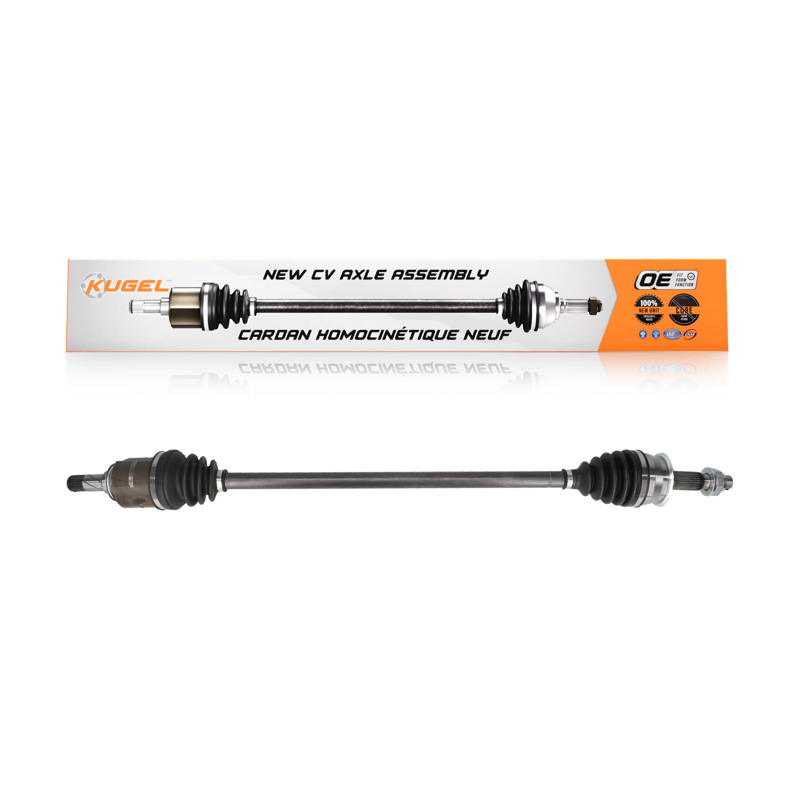 Kugel - NCV-GM10100 - Front Right CV Axle Shaft