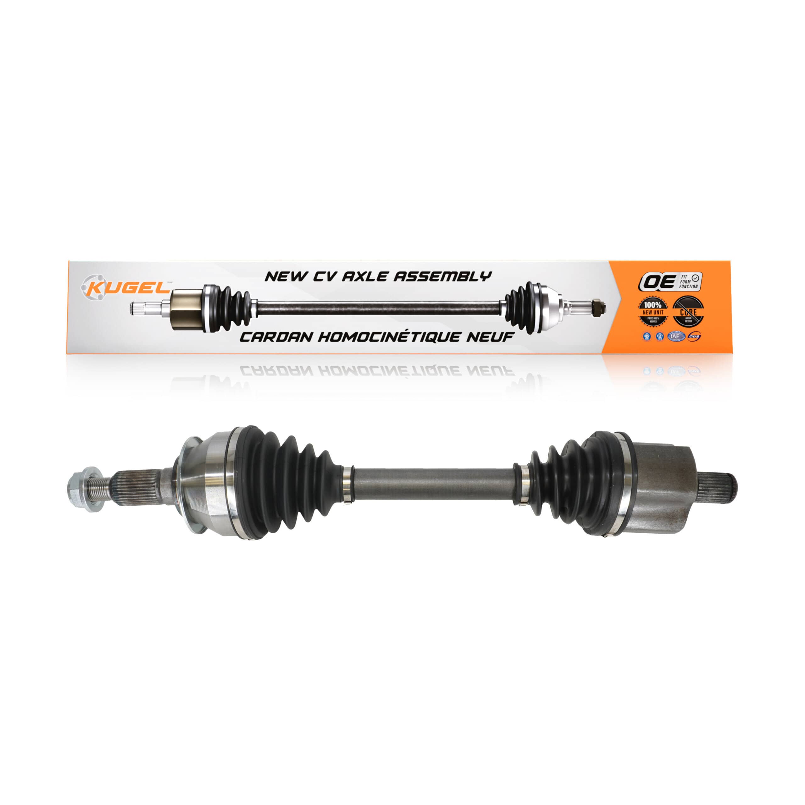 Kugel - NCV-GM10137 - Front Right CV Axle Shaft