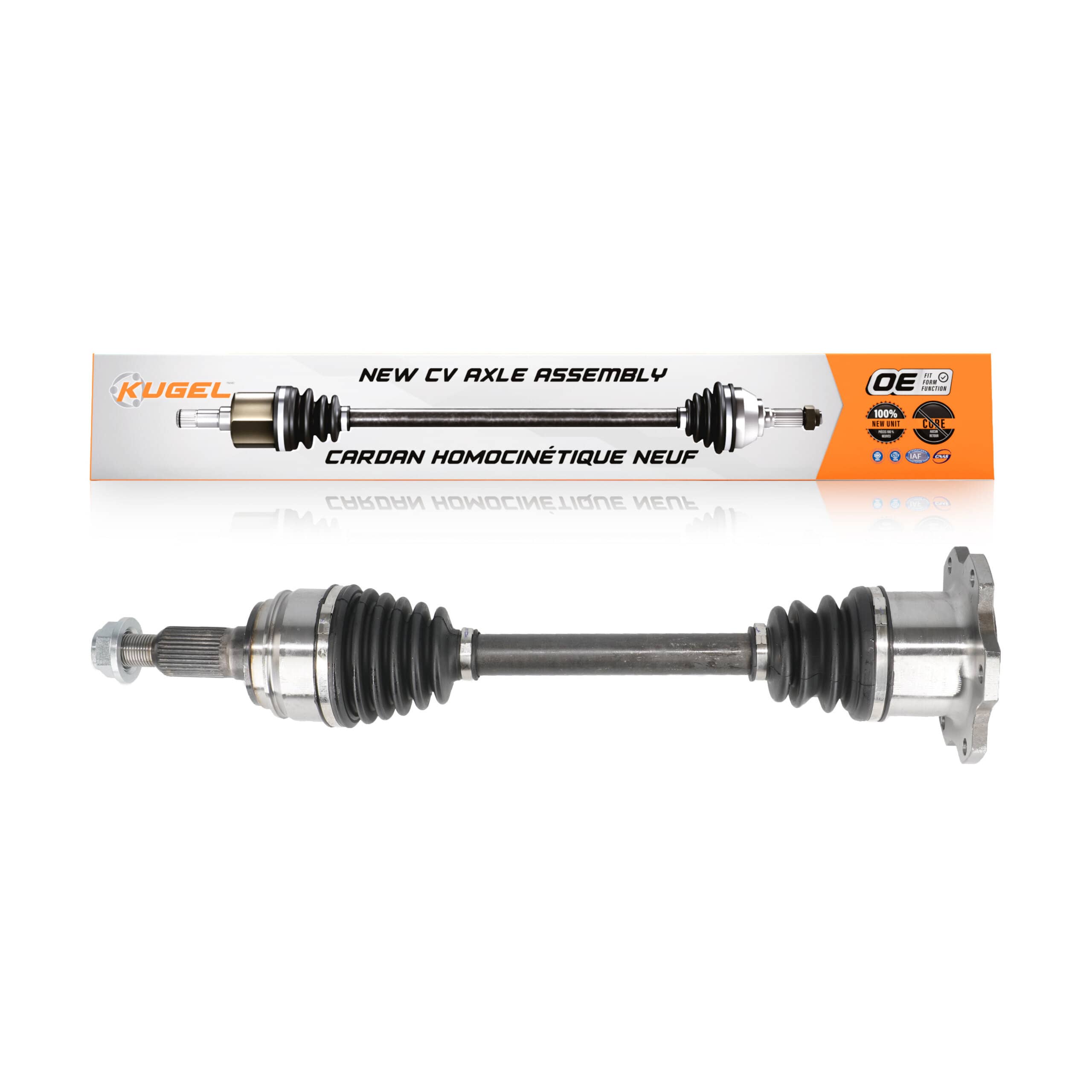 Kugel - NCV-GM10143 - Front Left CV Axle Shaft