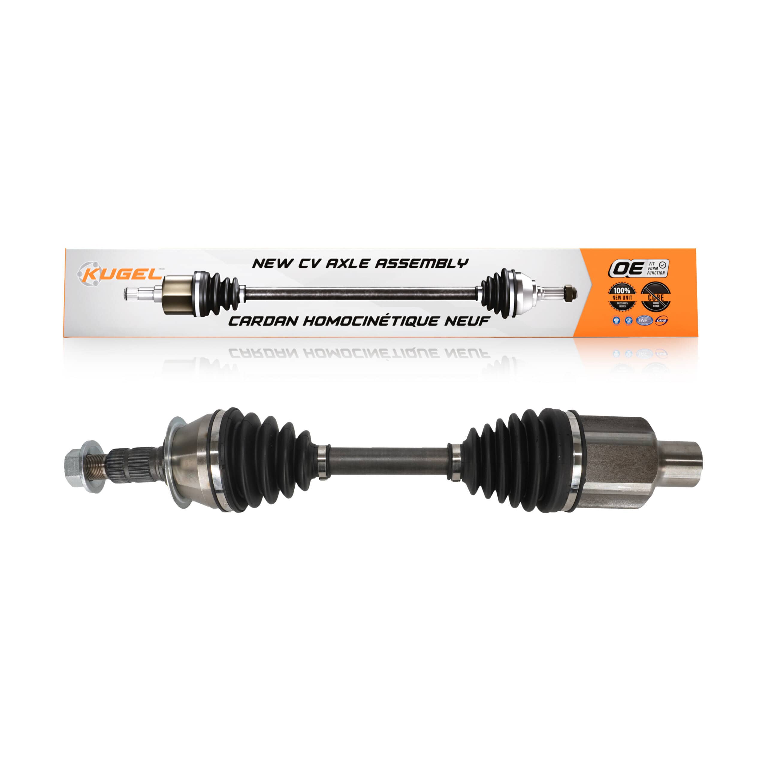 Kugel - NCV-GM10164 - Front Right CV Axle Shaft