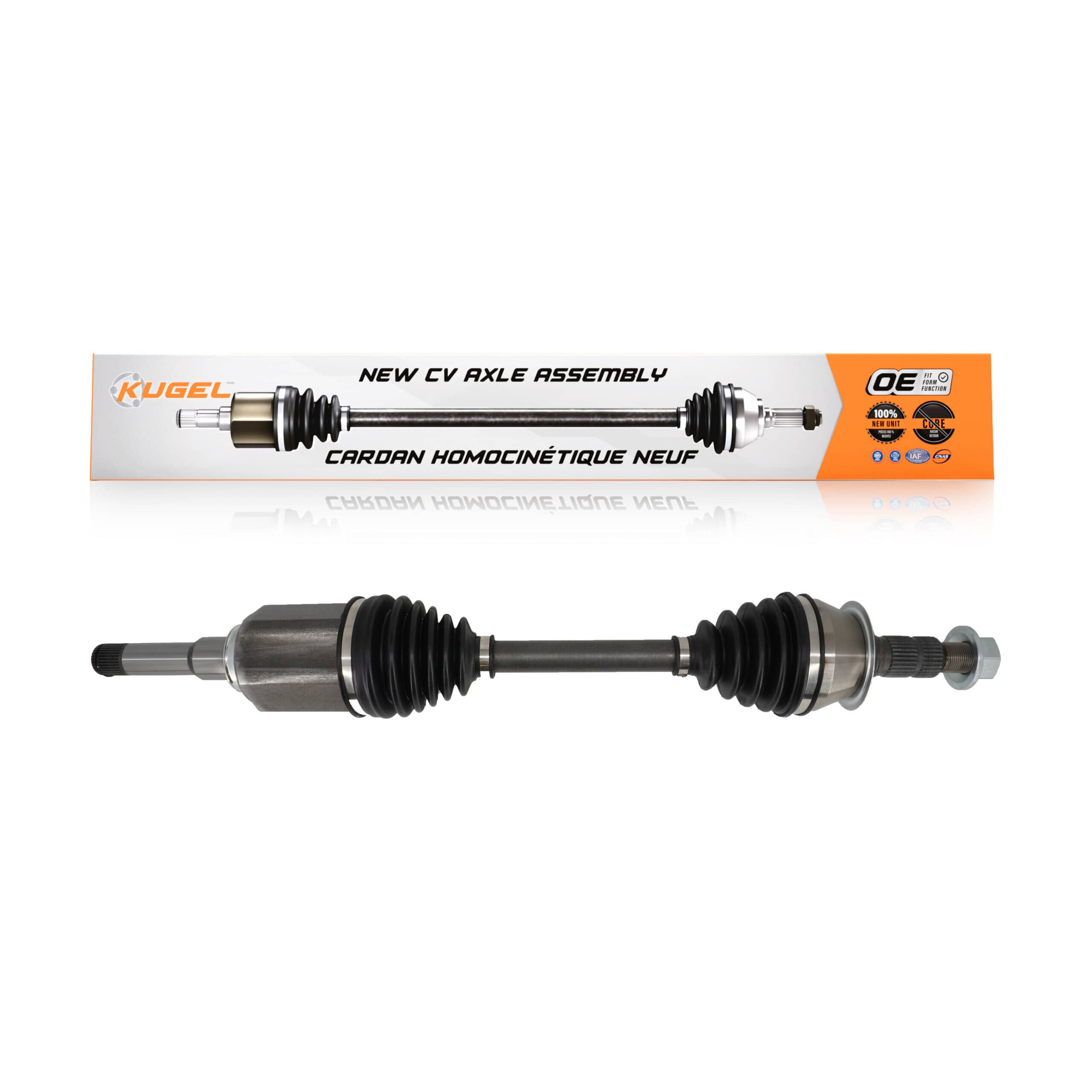 Kugel - NCV-GM10179 - Front Left CV Axle Shaft