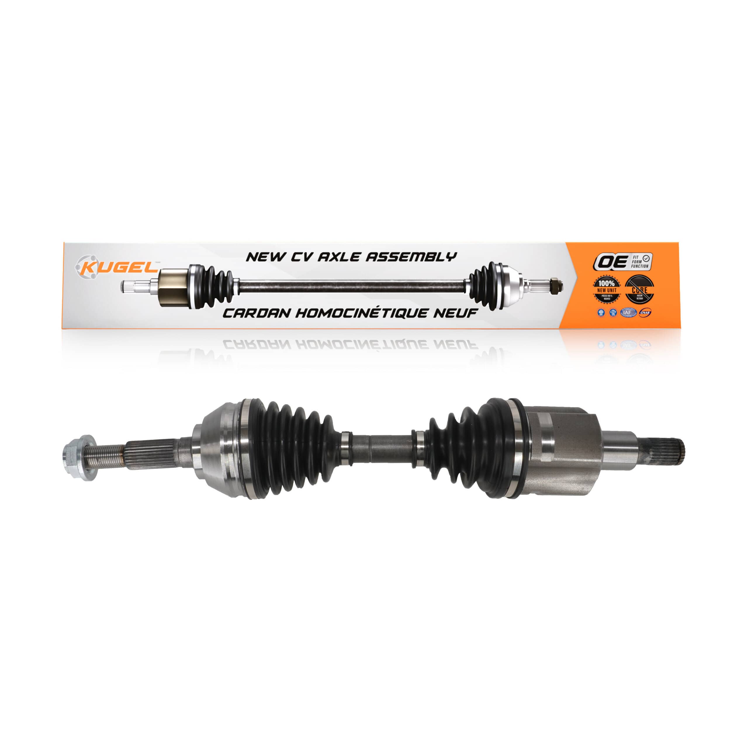 Kugel - NCV-GM10205 - Front Left CV Axle Shaft