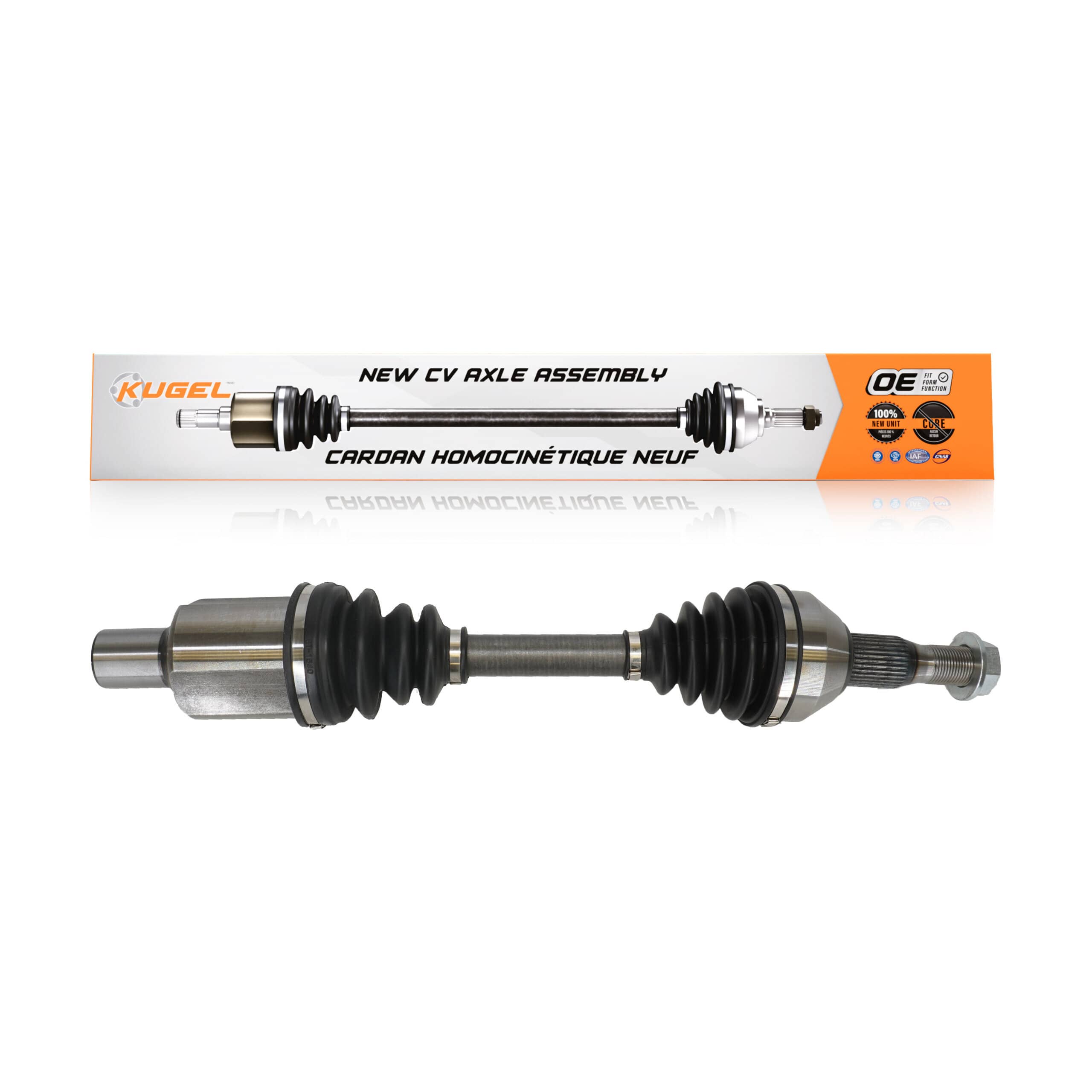 Kugel - NCV-GM10209 - Front Left CV Axle Shaft