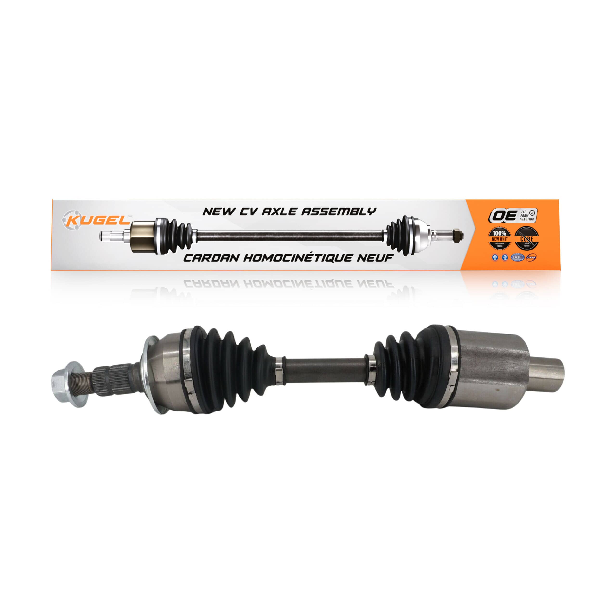 Kugel - NCV-GM10311 - Front Right CV Axle Shaft