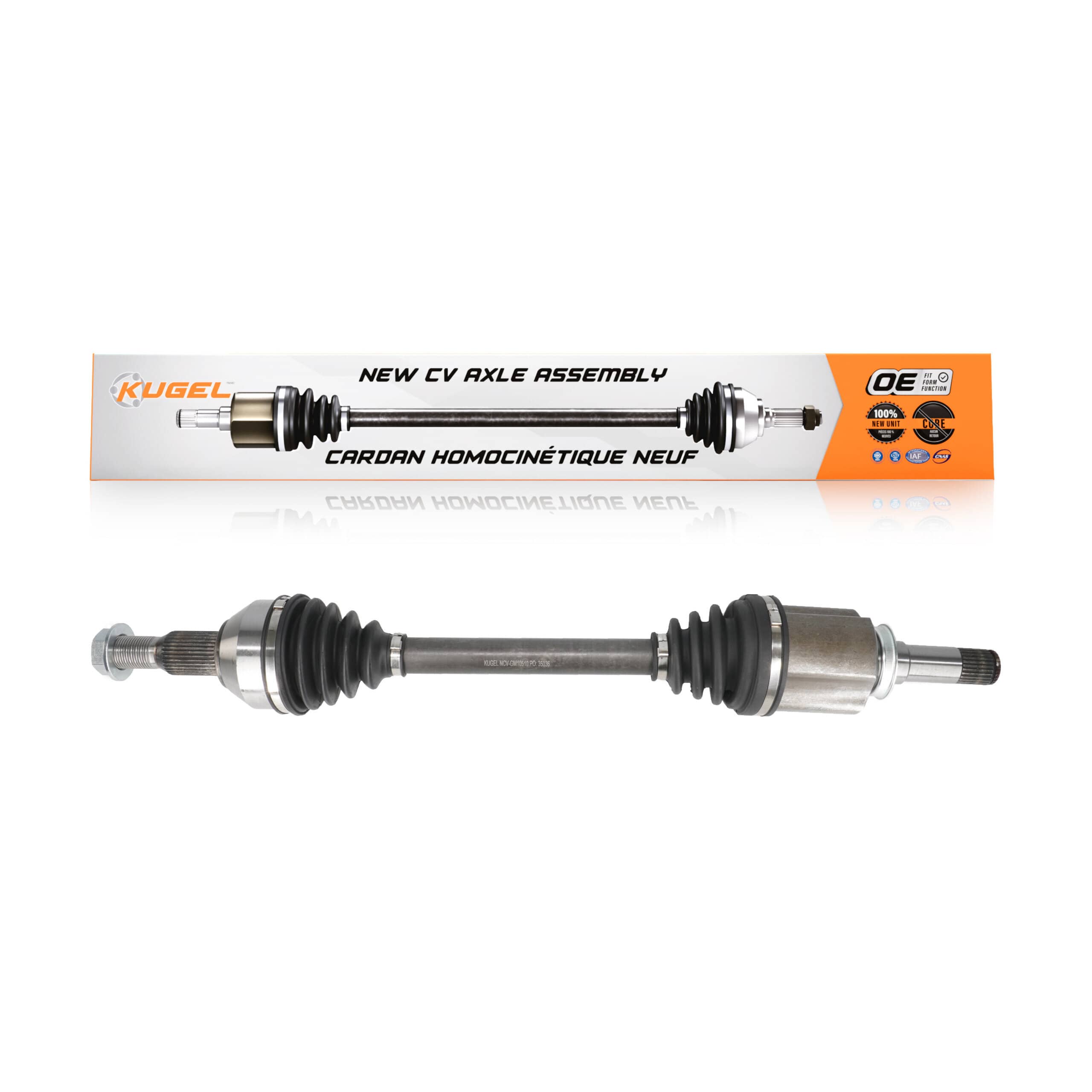 Kugel - NCV-GM10510 - Front Left CV Axle Shaft