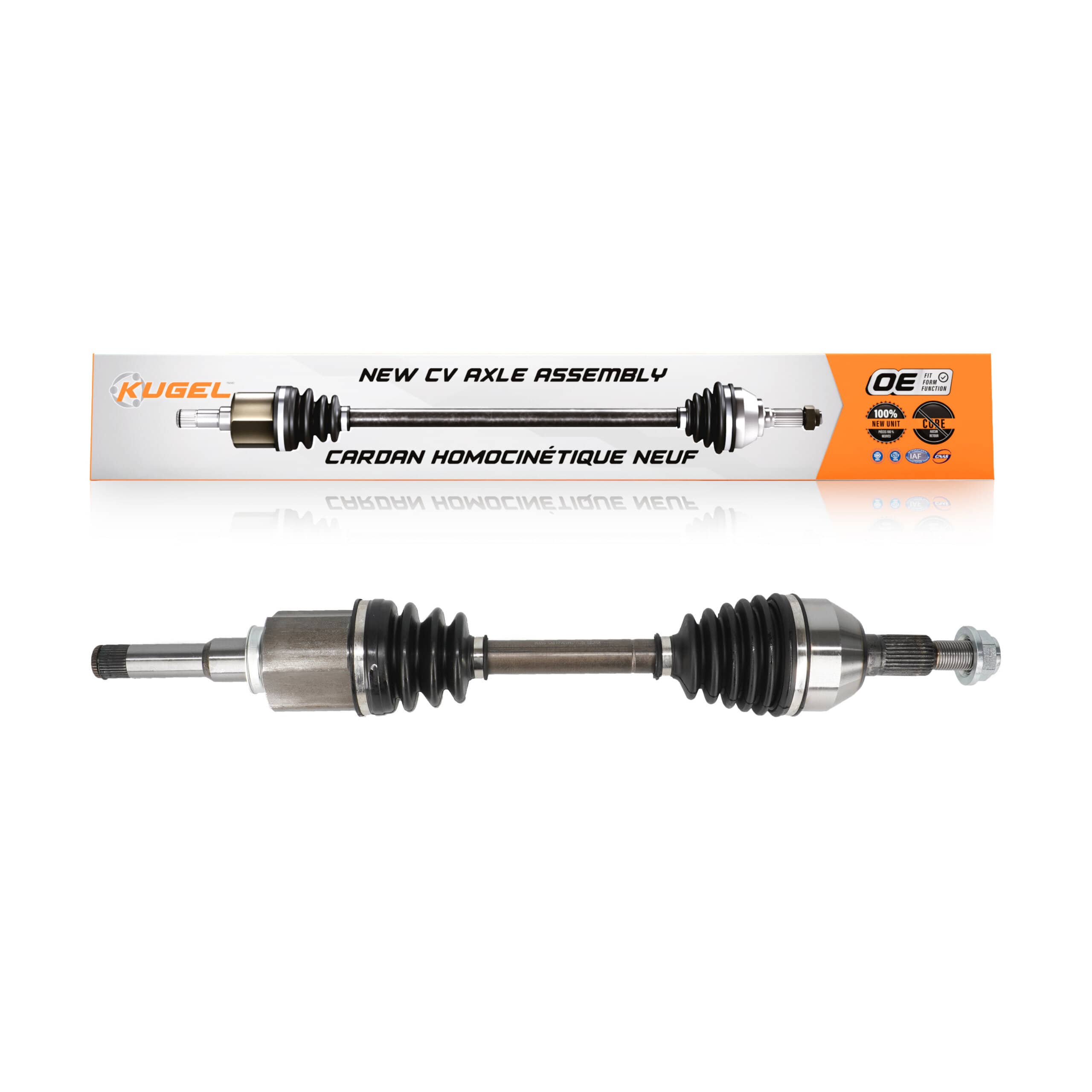 Kugel - NCV-GM10641 - Front Left CV Axle Shaft