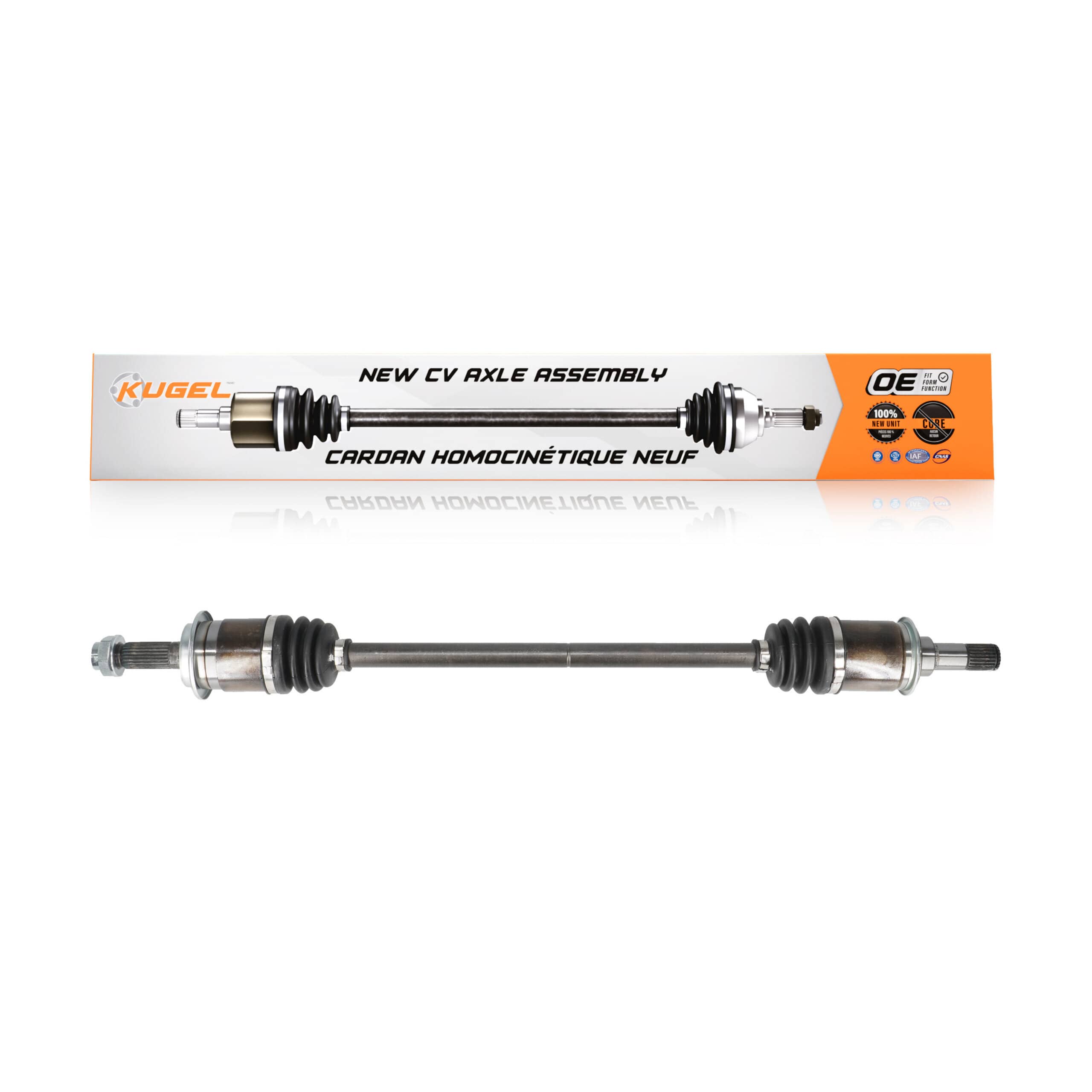 Kugel - NCV-HO36001 - Rear Left CV Axle Shaft